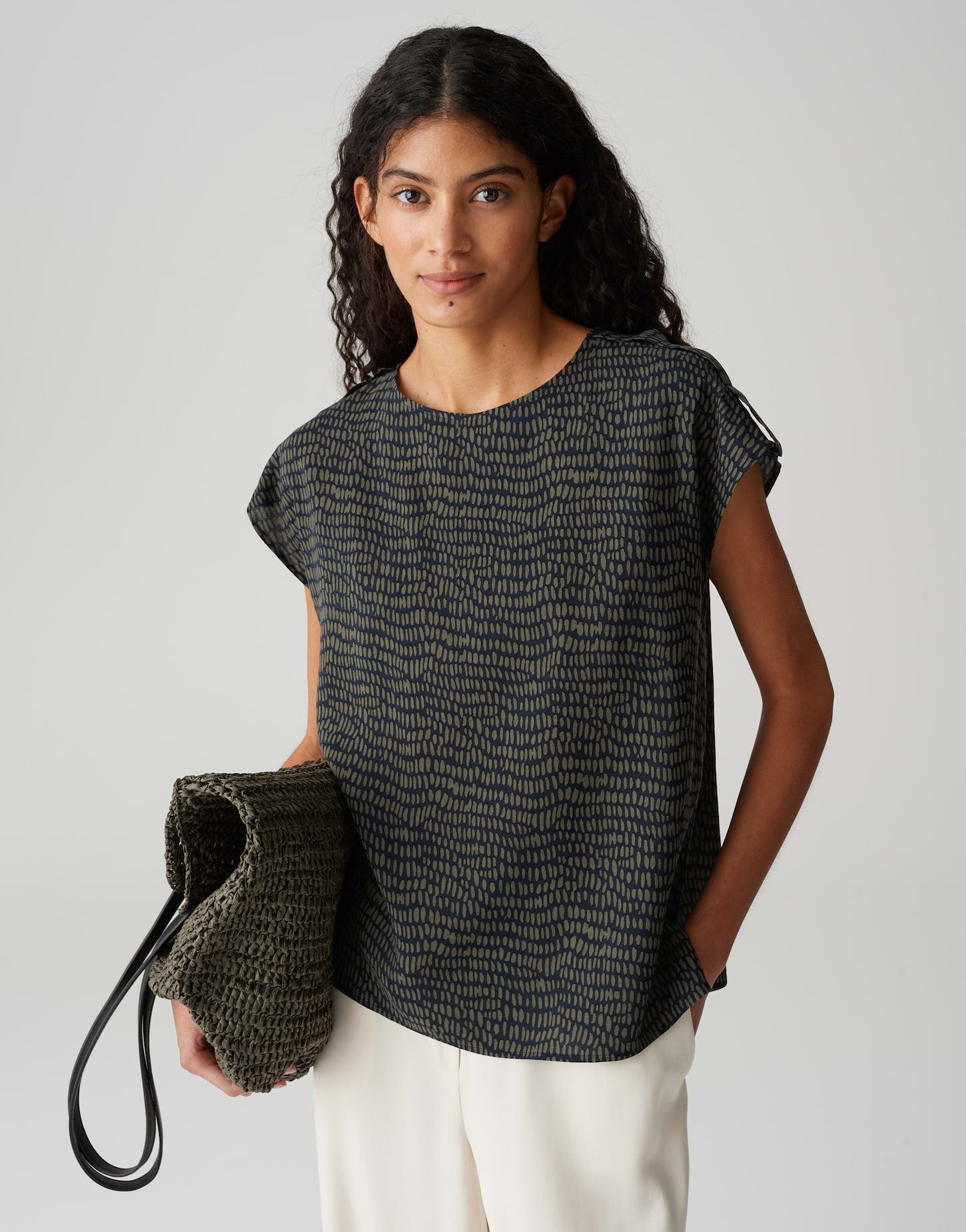 OPUS Blusen dunkelblau