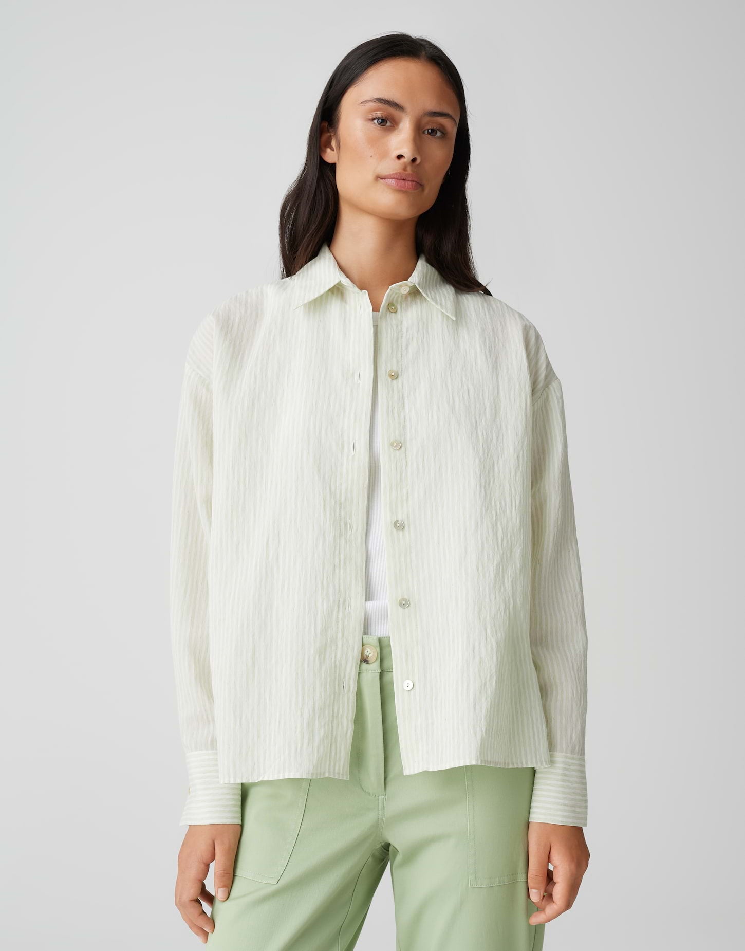 OPUS Hemdblusen  hellgrün