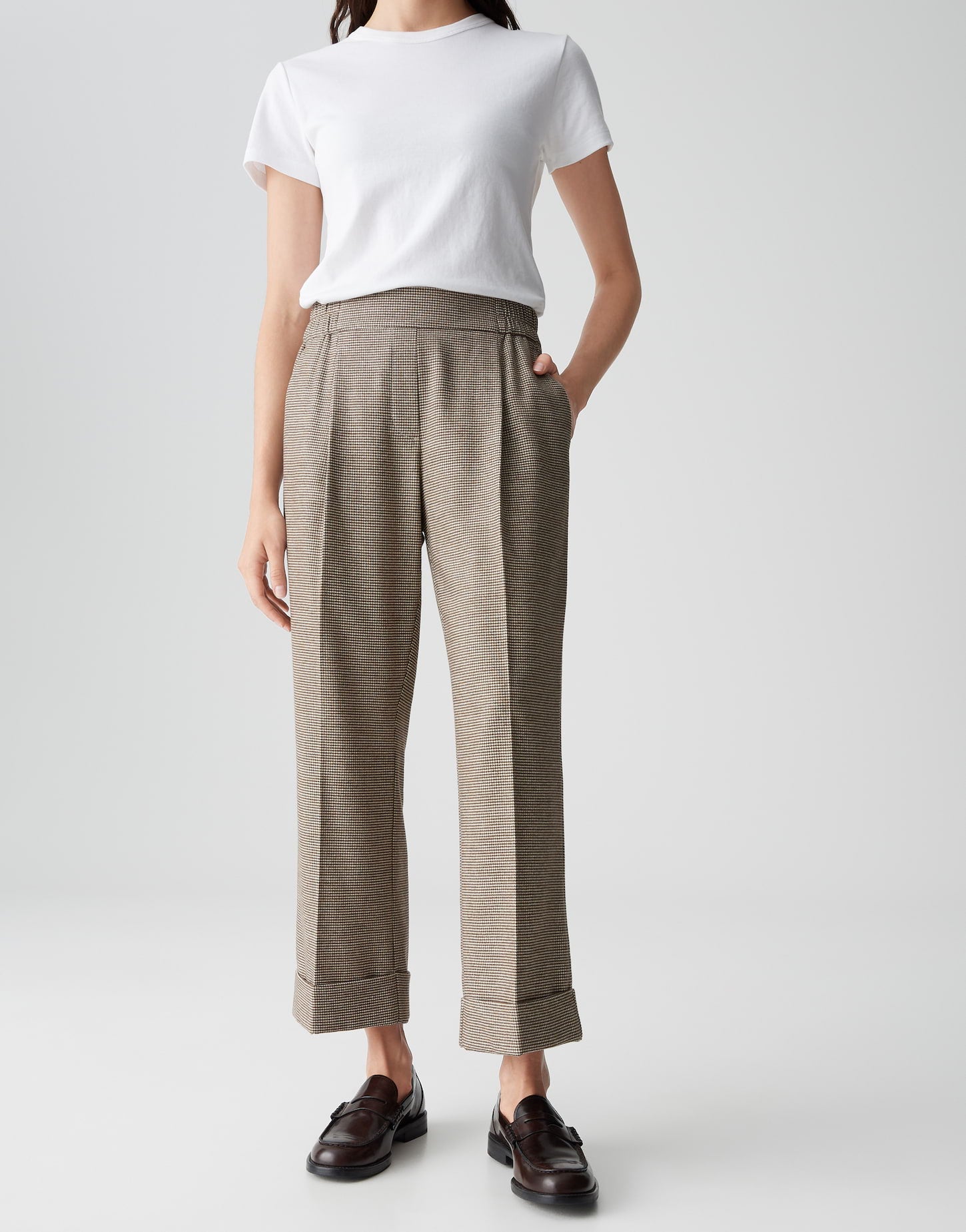 OPUS Culottes  hellbraun