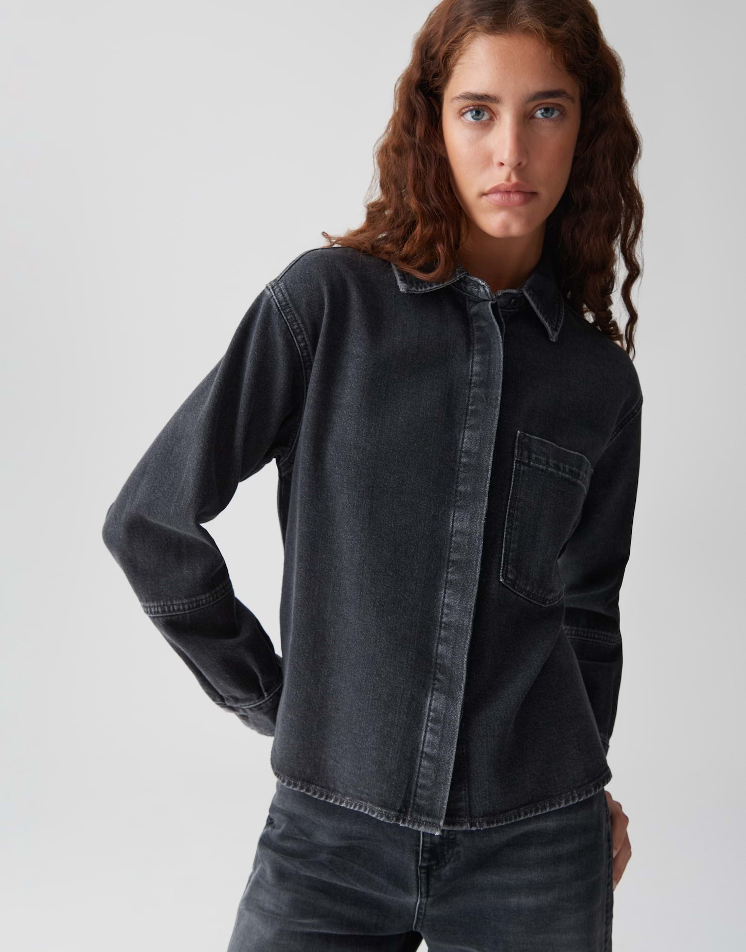 OPUS Leichte Jacken  dunkelgrau