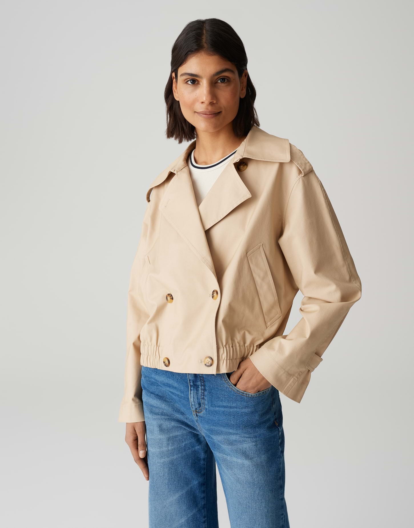 OPUS Leichte Jacken  hellbraun