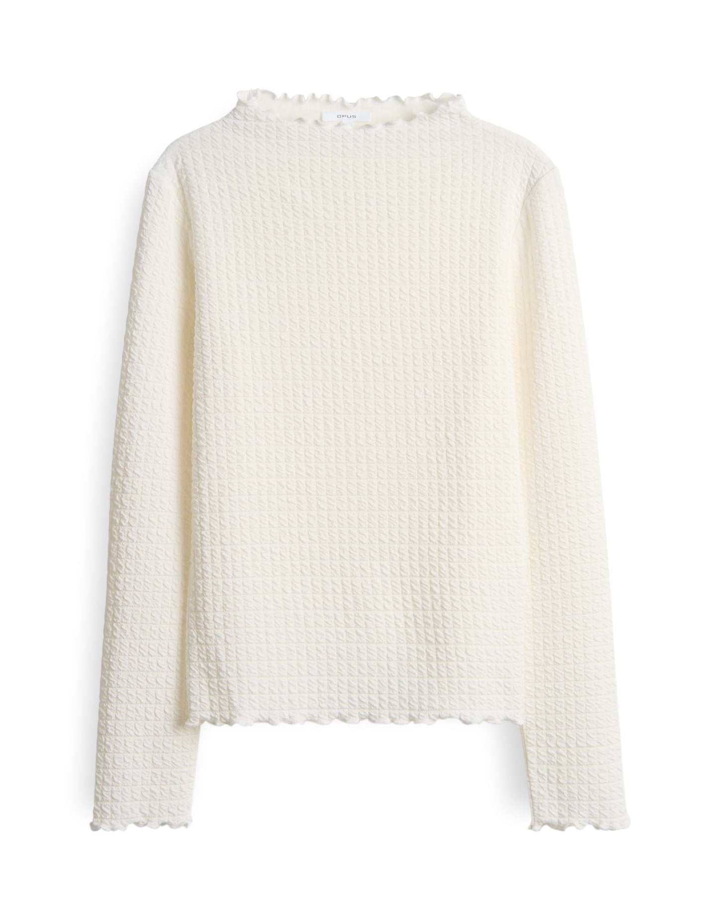 OPUS Langarmshirts weiß