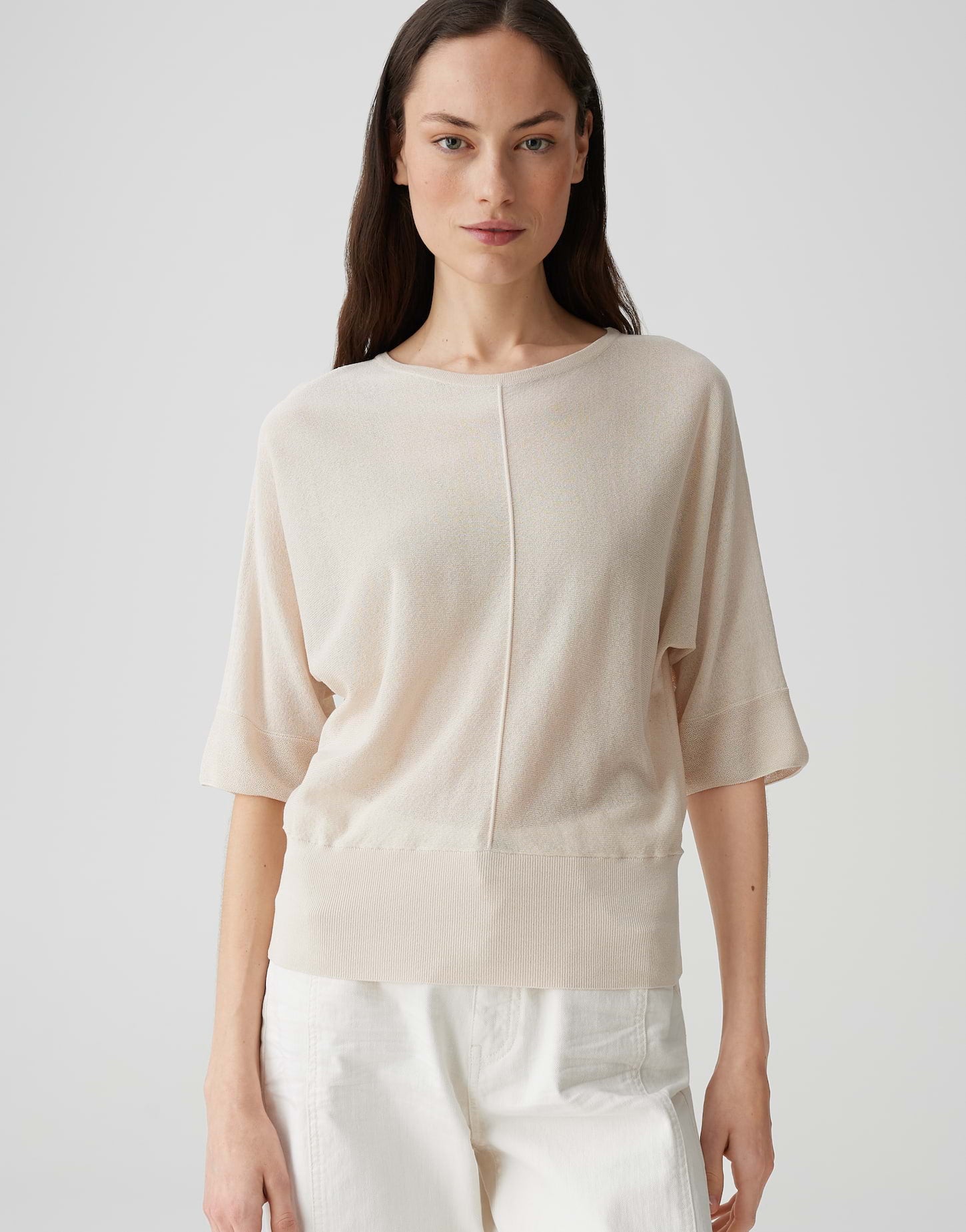 OPUS Pullover beige