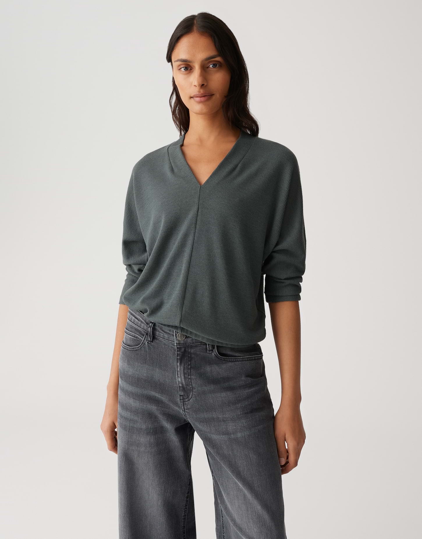 OPUS Pullover  dunkelgrün