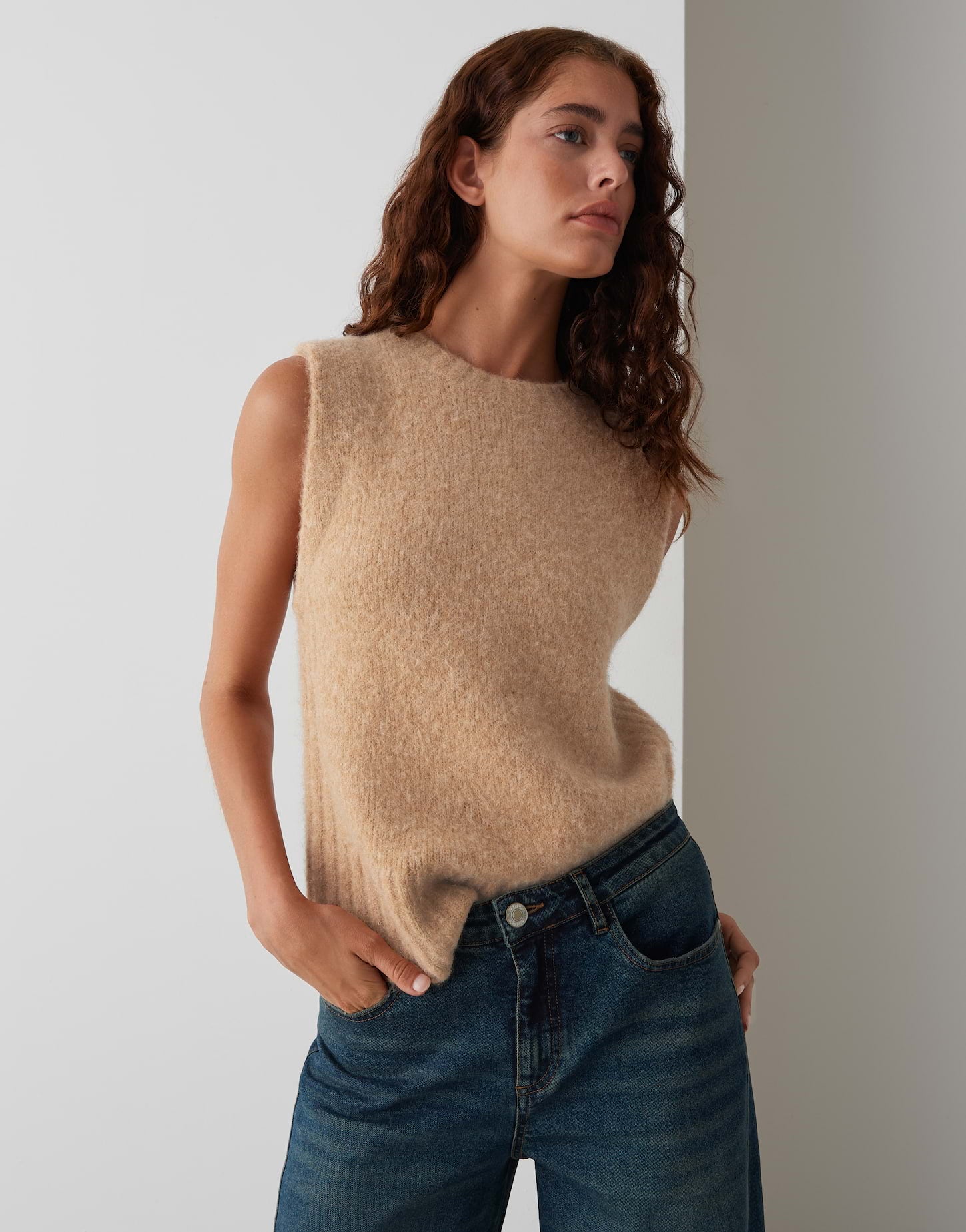 OPUS Pullunder braun