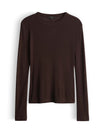 OPUS Langarmshirts braun