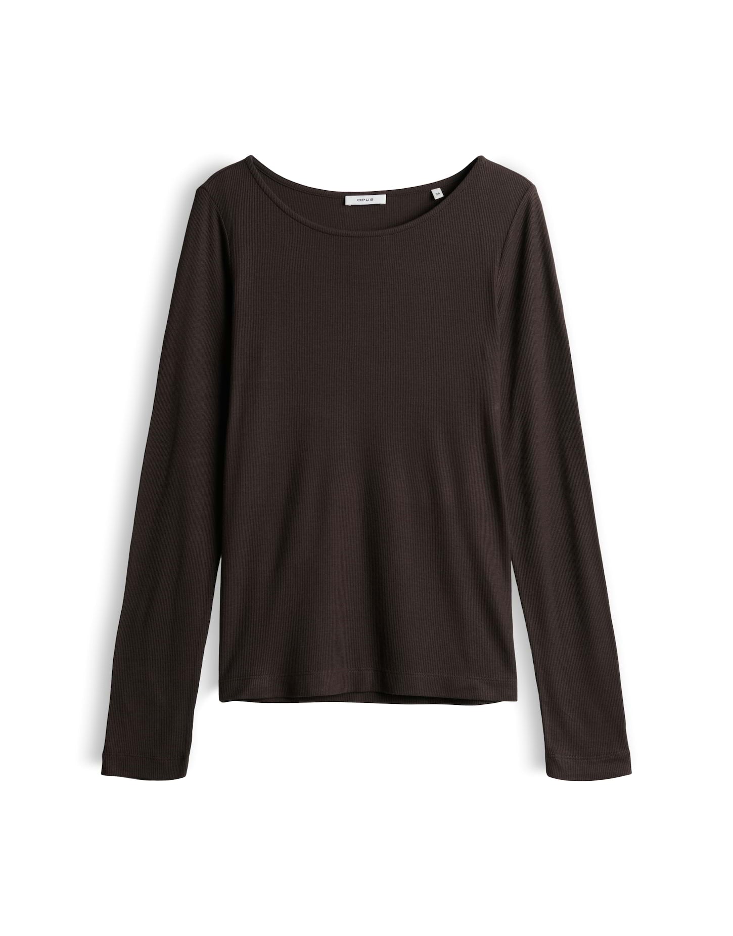 OPUS Langarmshirts braun