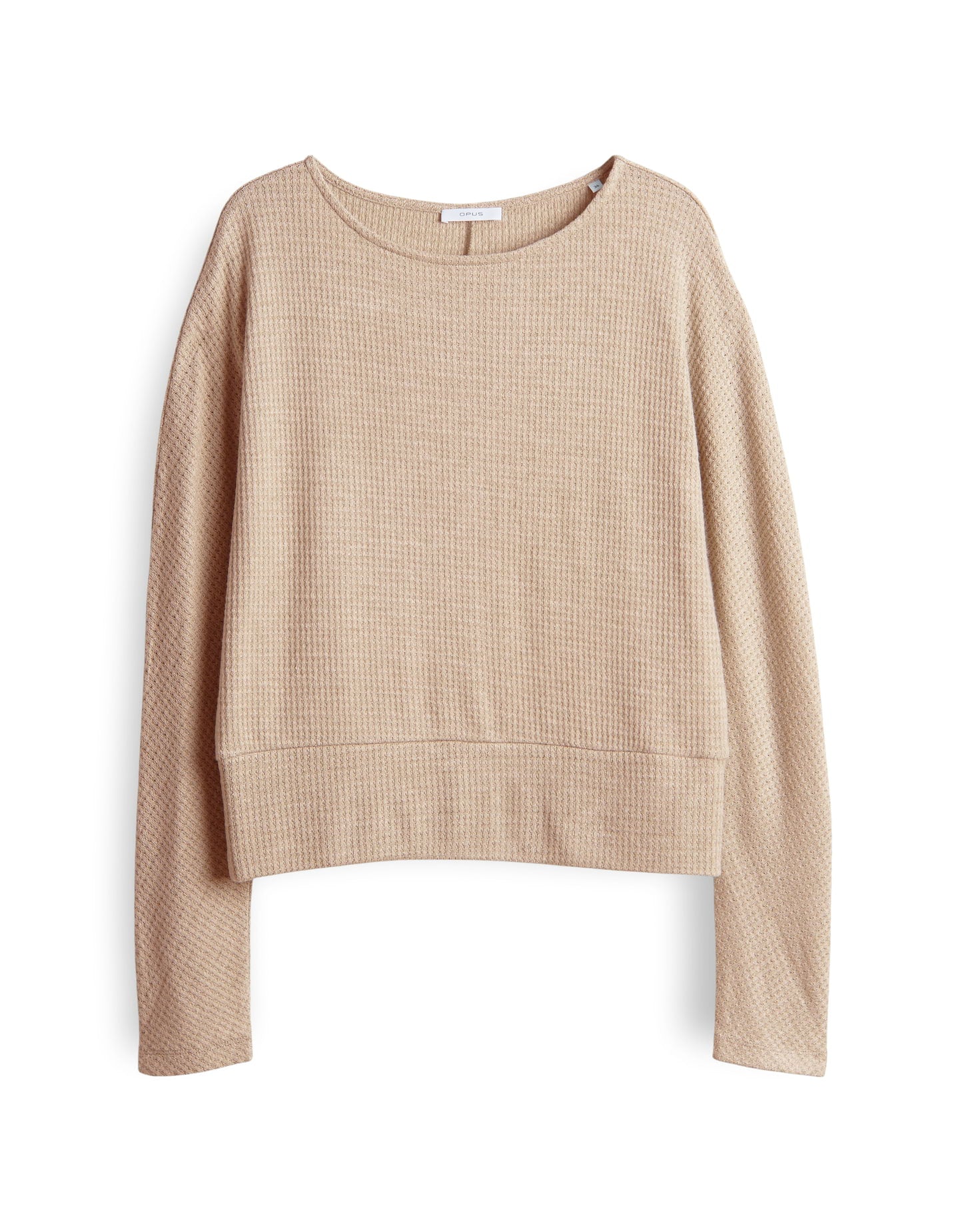 OPUS Langarmshirts hellbraun