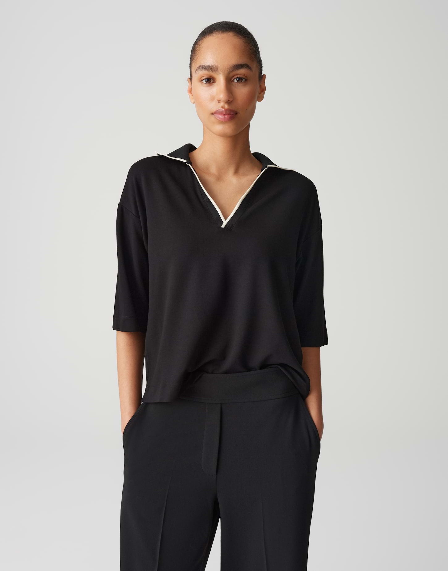 OPUS T-Shirts schwarz