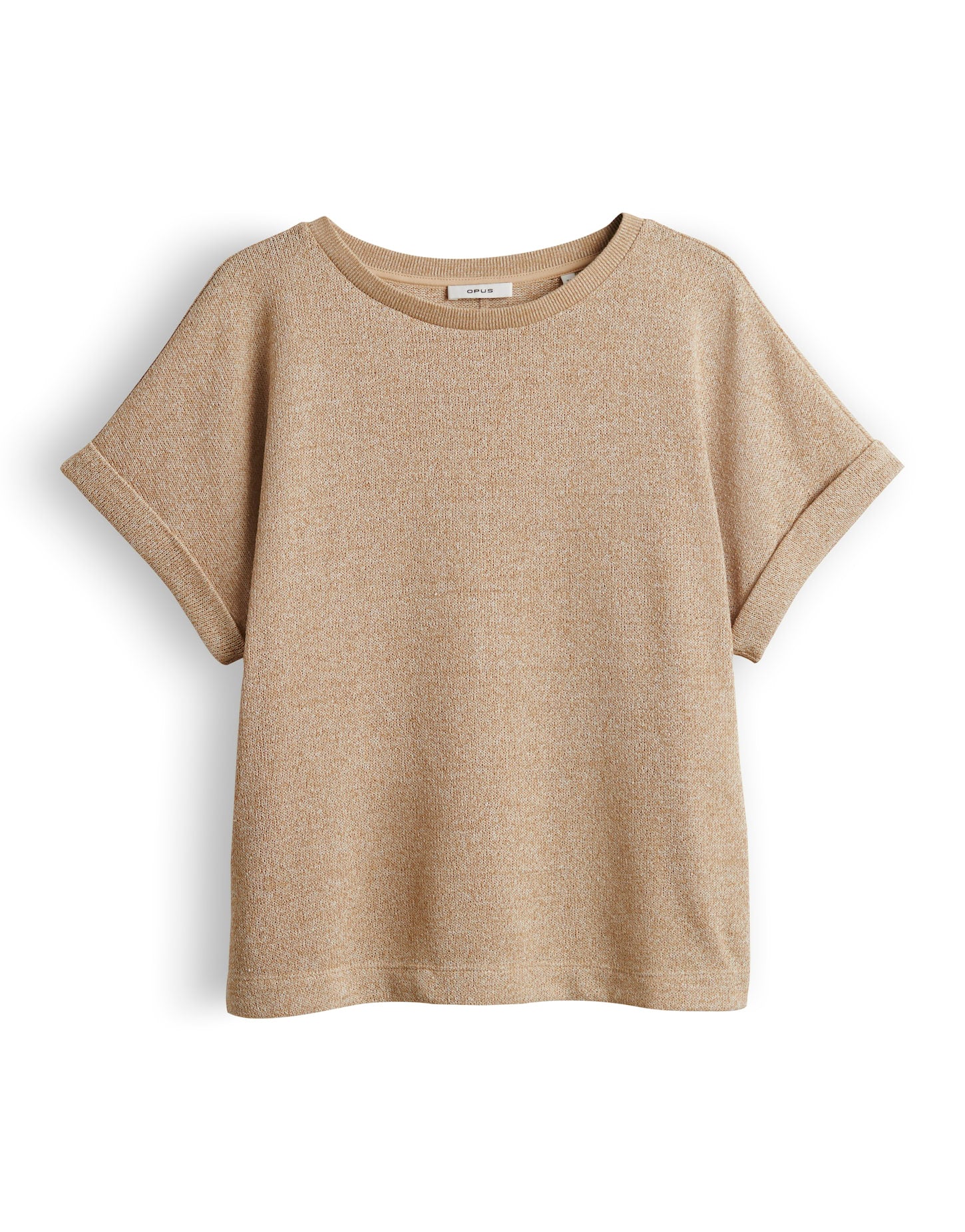 OPUS T-Shirts hellbraun
