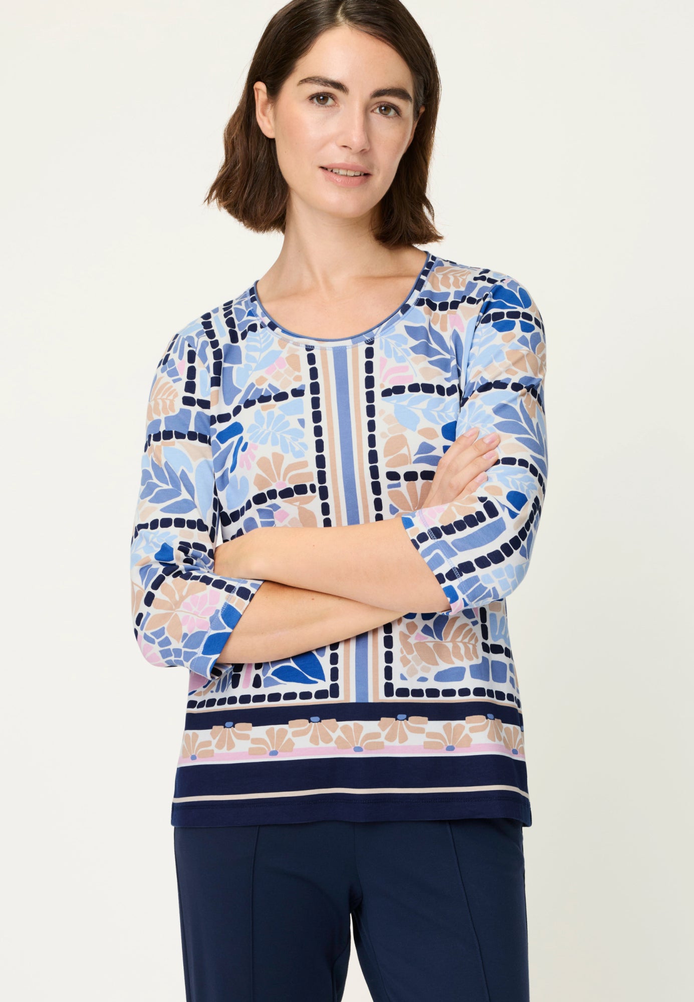 Olsen 3/4-Shirts blau