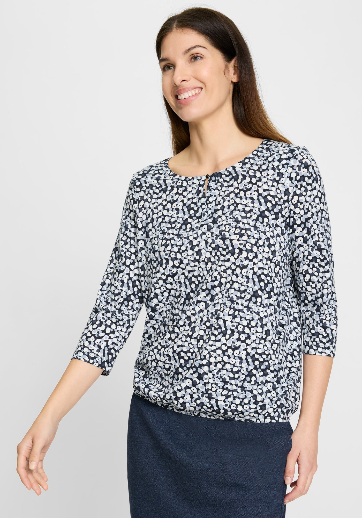 Olsen 3/4-Shirts dunkelblau