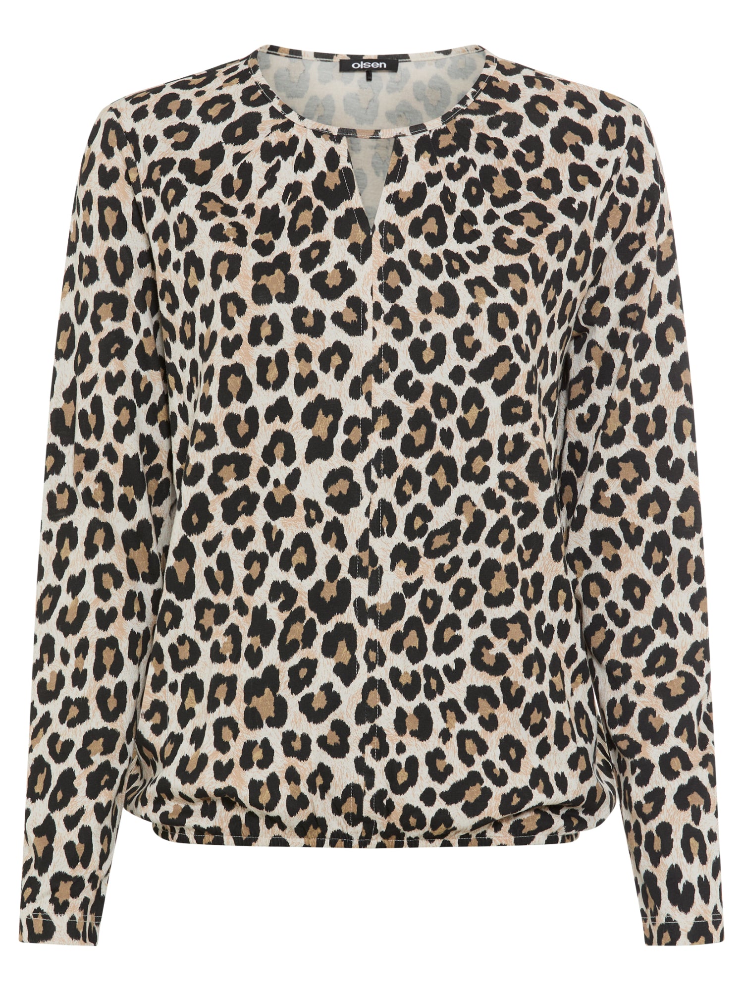 Olsen Langarmshirts braun