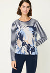 Olsen Langarmshirts blau