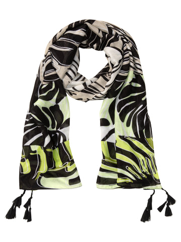 Schal mit Panneaux-Print