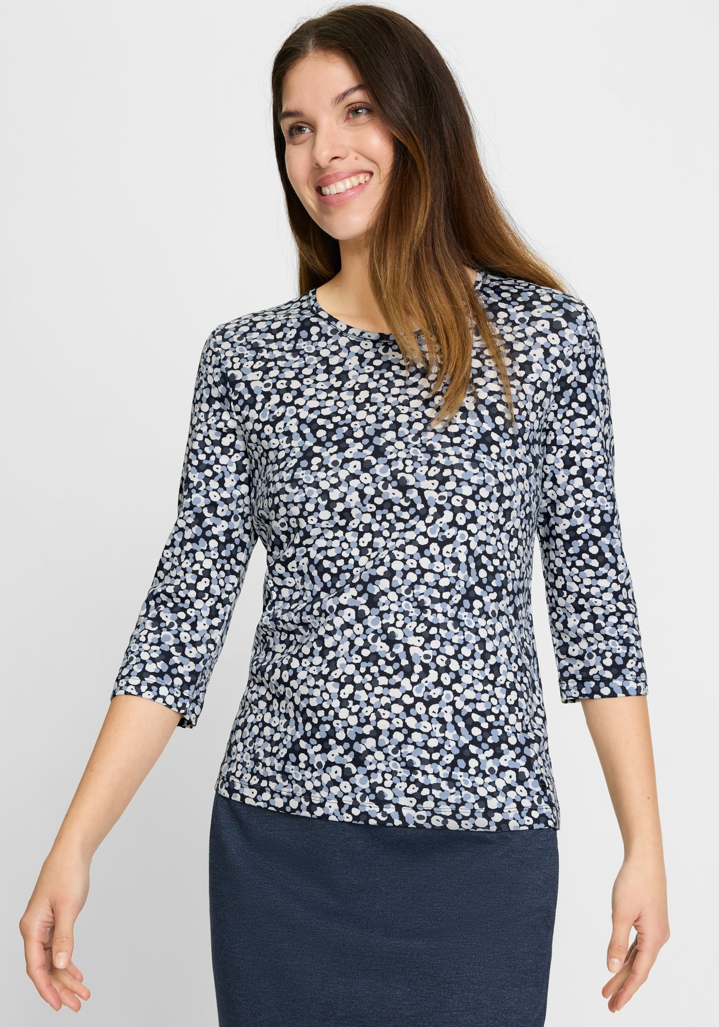 Olsen 3/4-Shirts dunkelblau