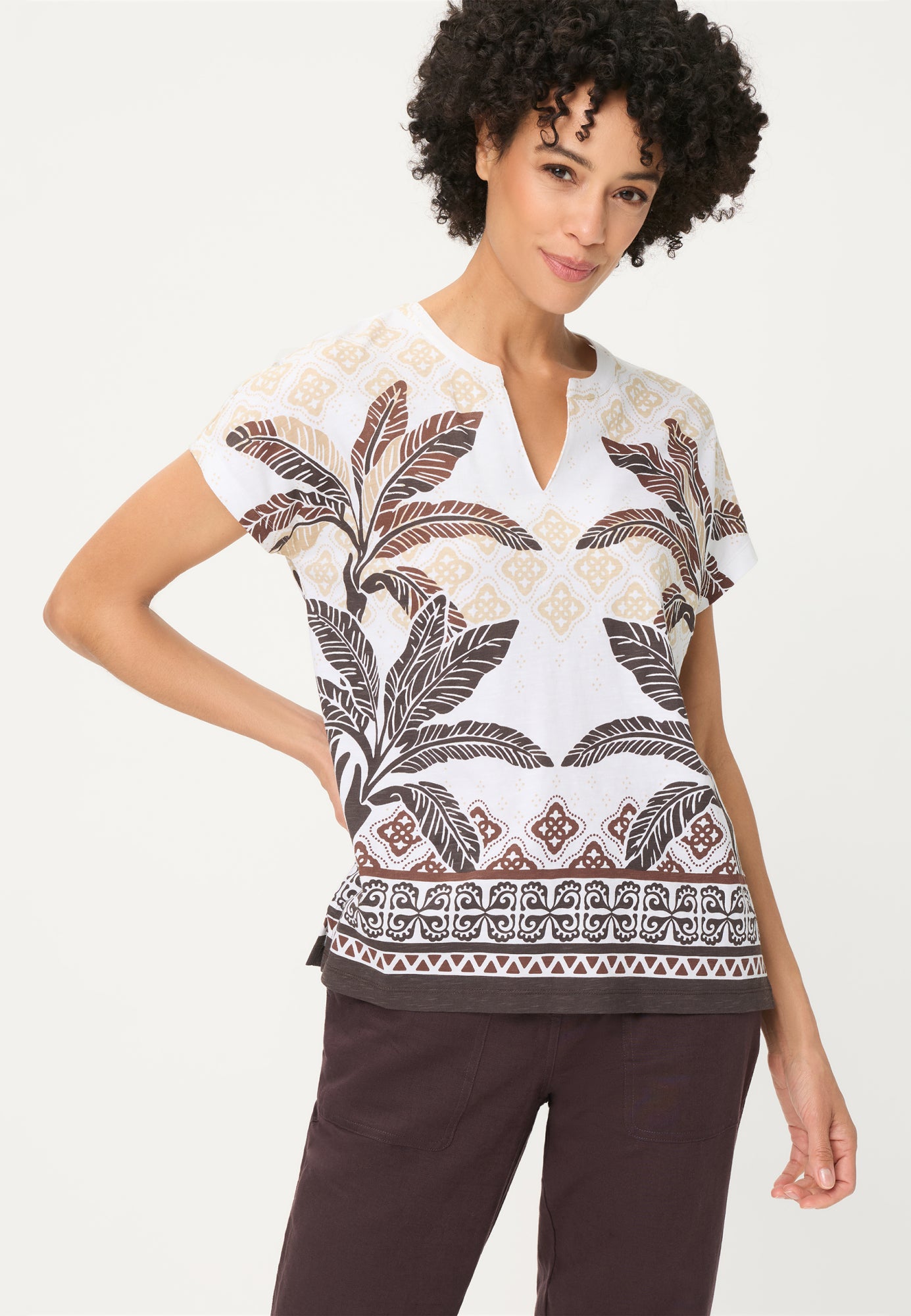 Olsen T-Shirts braun