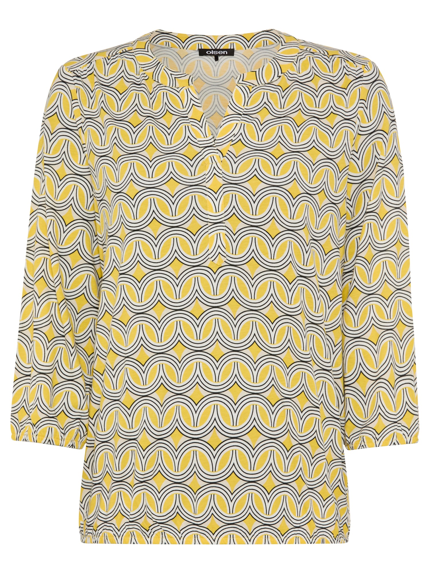 Olsen Langarmshirts gelb