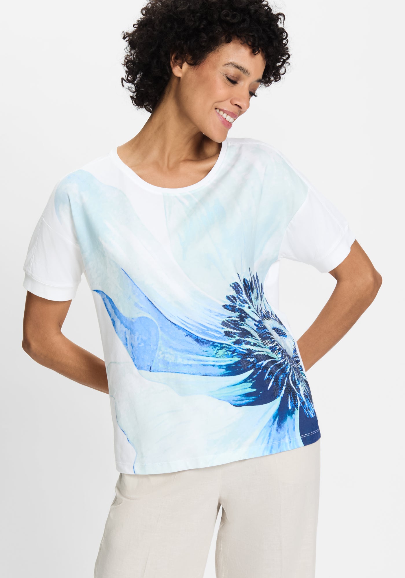 Olsen T-Shirts weiß