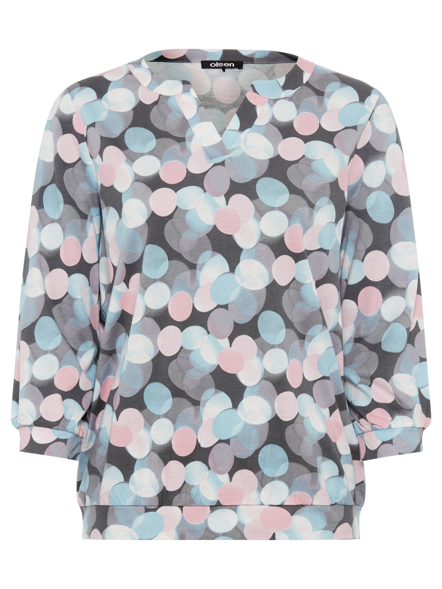 Olsen Langarmshirts blau