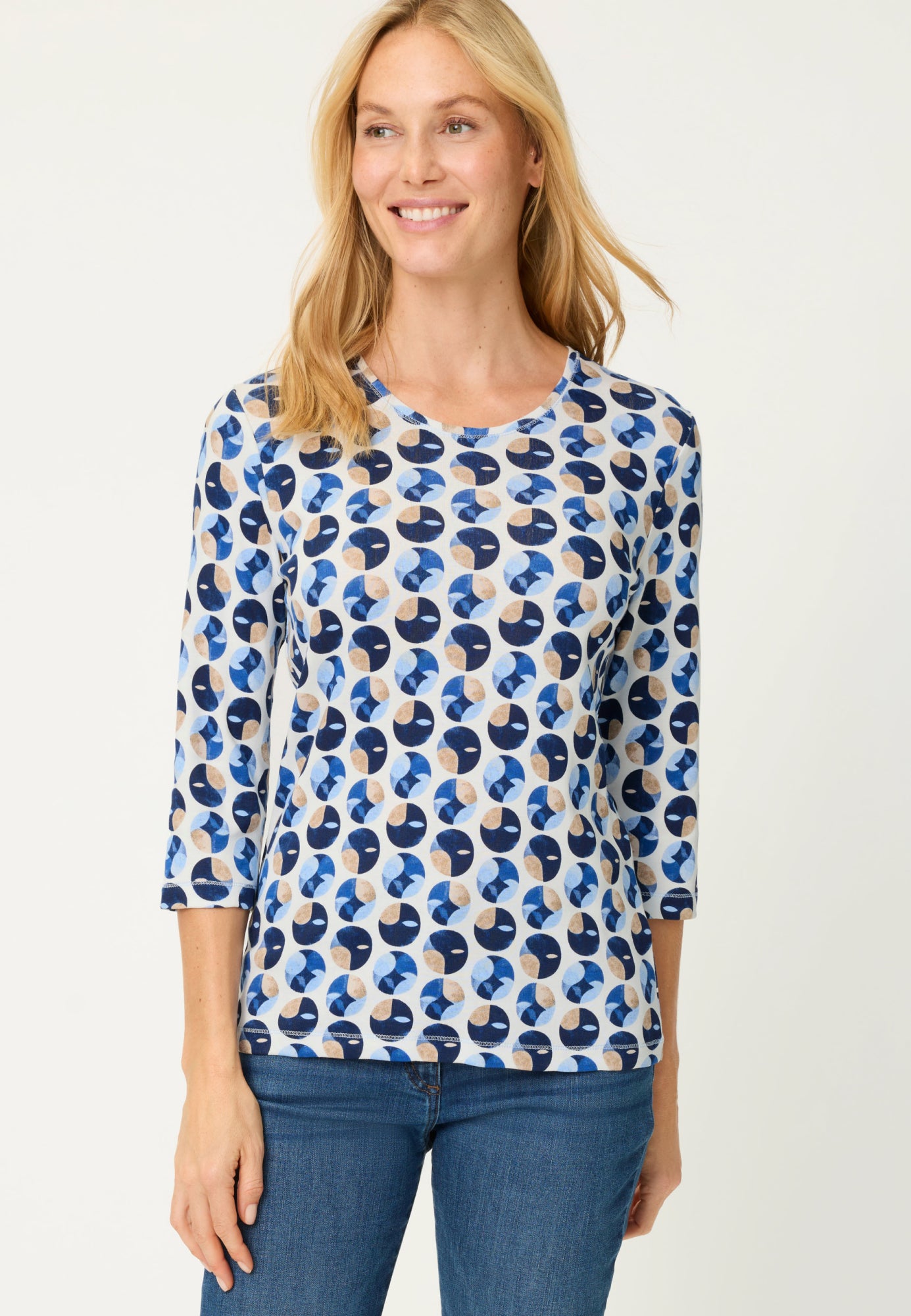 Olsen 3/4-Shirts blau