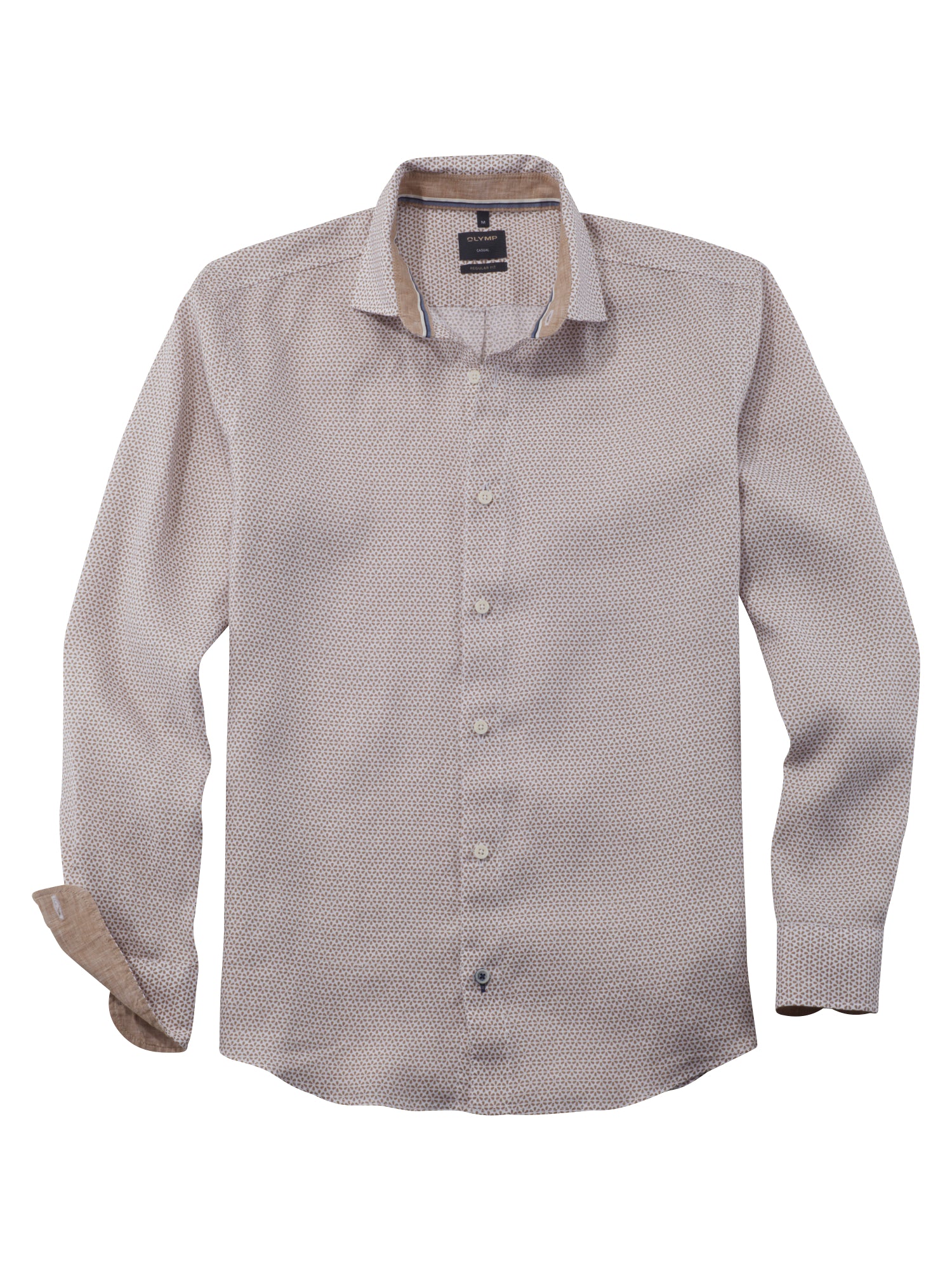 Olymp Casual Hemden braun