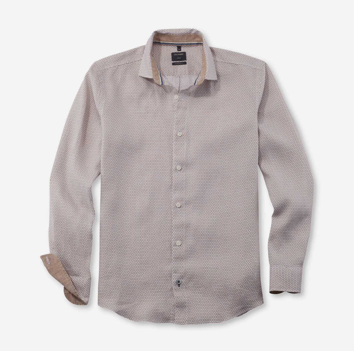 Olymp Casual Hemden  braun