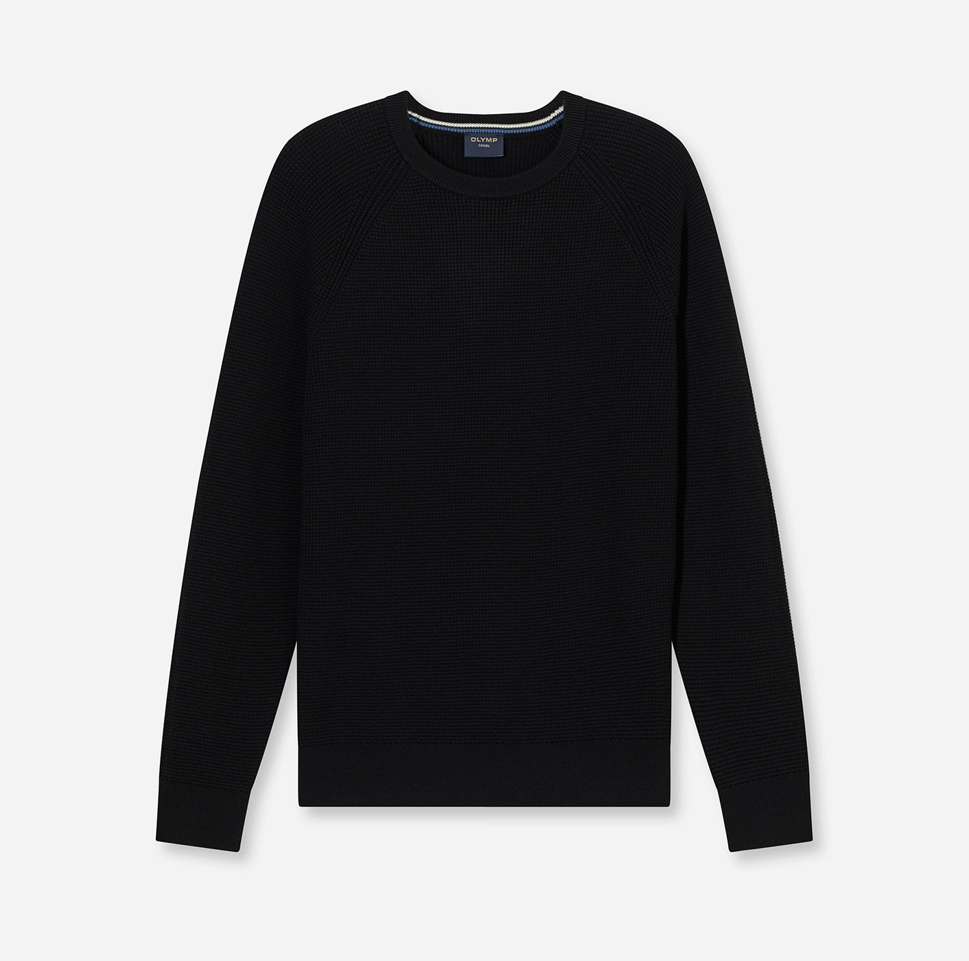 Olymp Casual Pullover schwarz