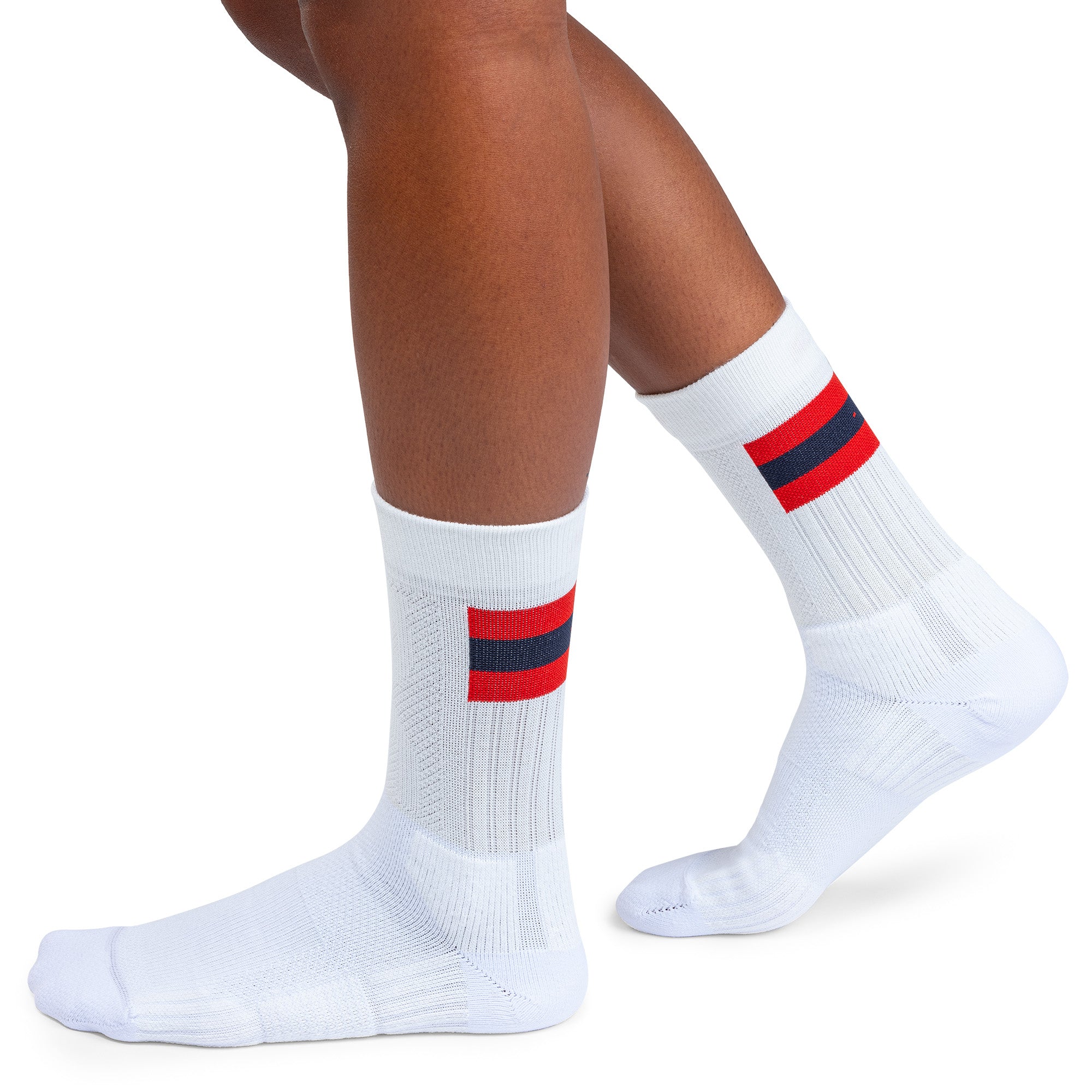 On Socken, Strümpfe weiß