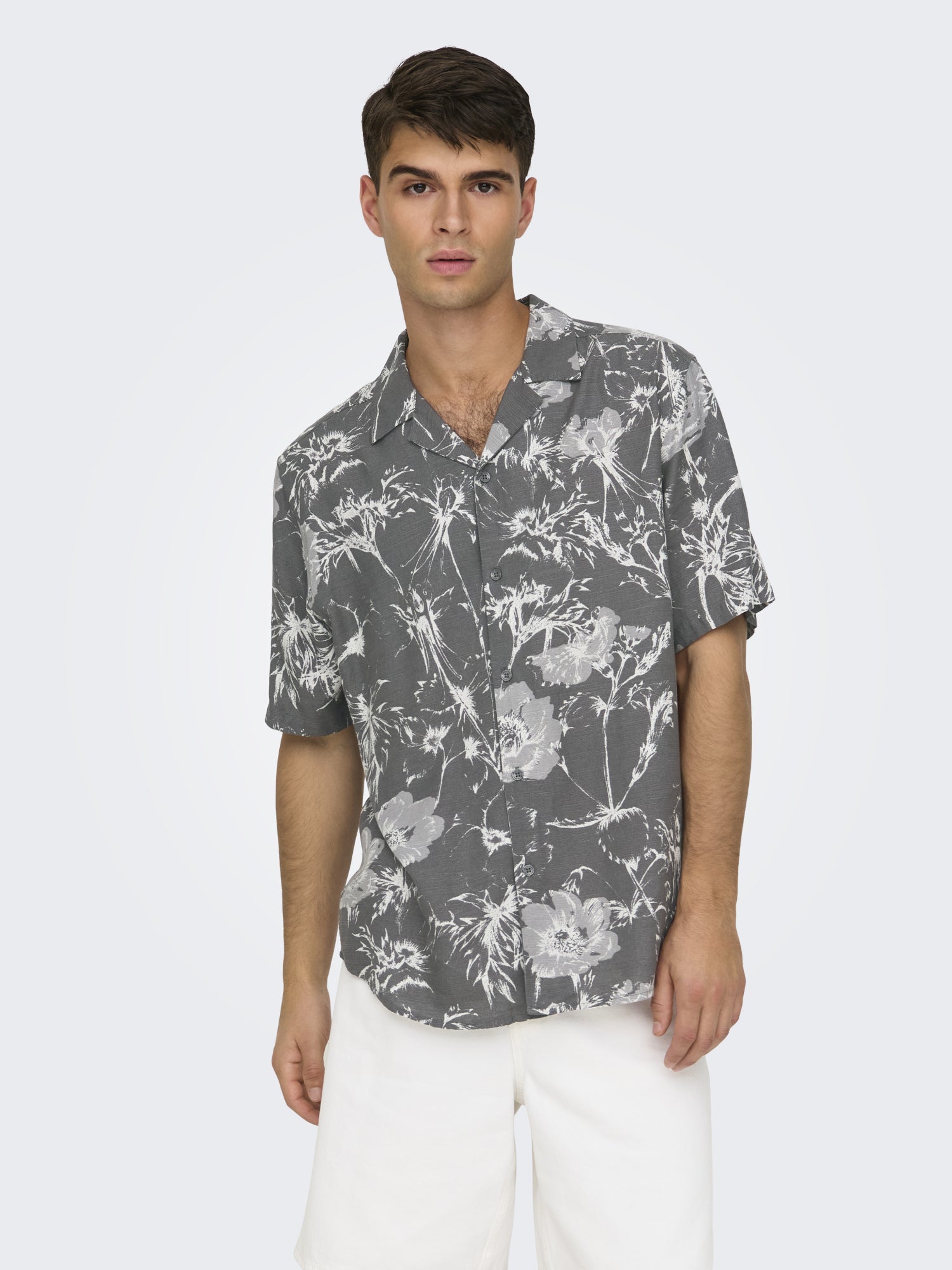 Only & Sons Hemden  grau