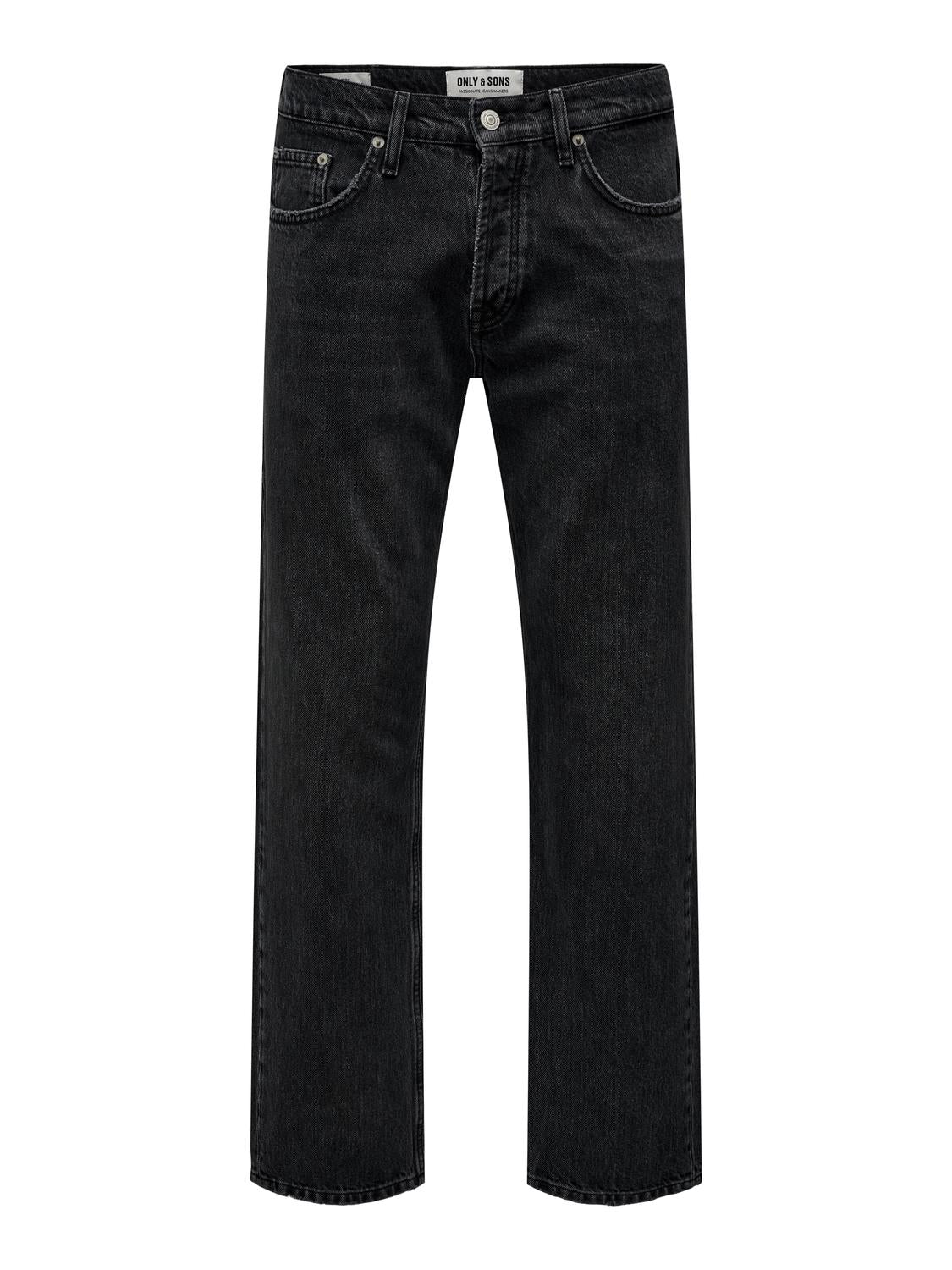 Only & Sons Straight schwarz