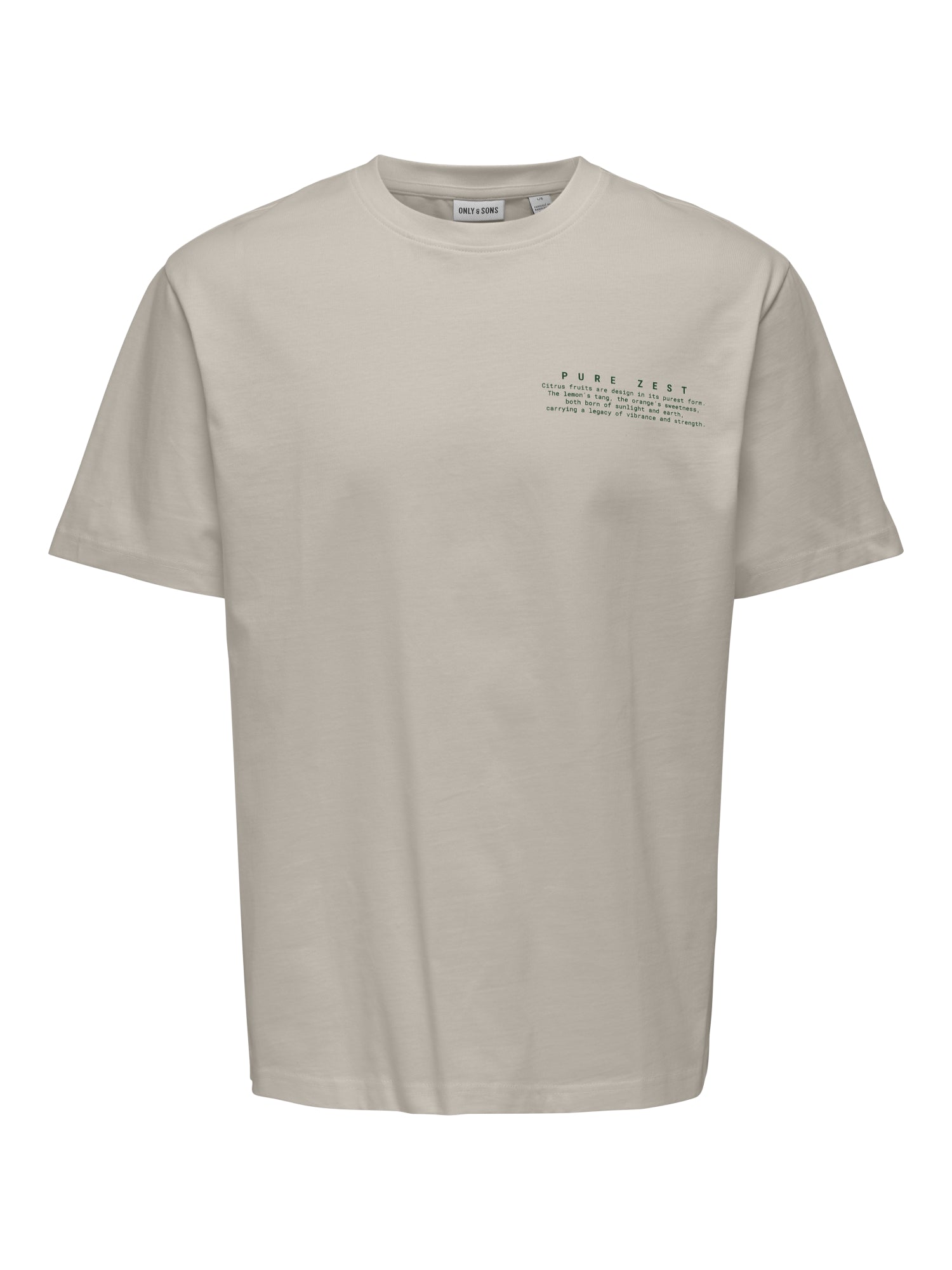 Only & Sons T-Shirts silber