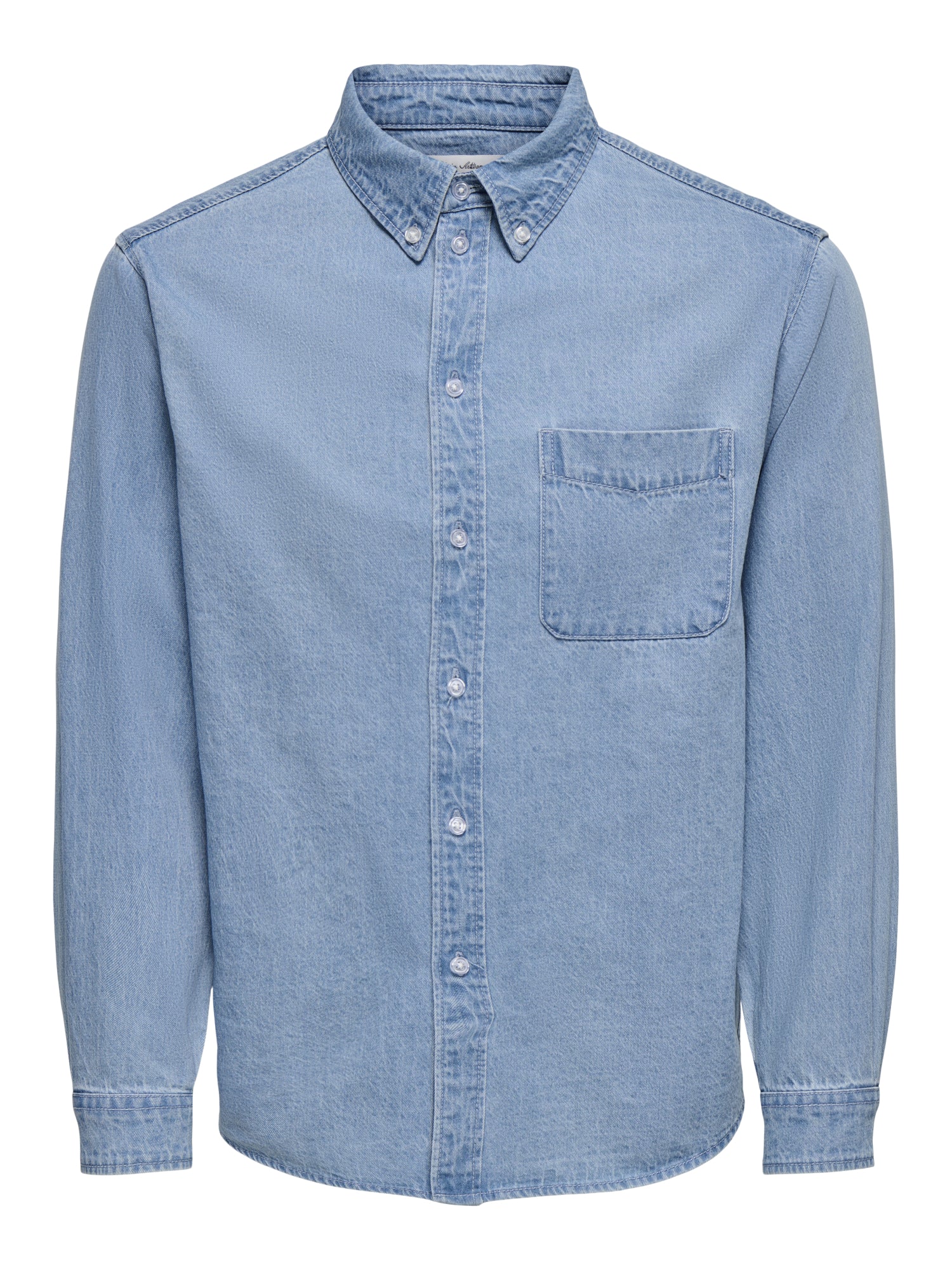 Only & Sons Hemden hellblau