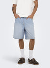 Only & Sons Jeansshorts hellblau