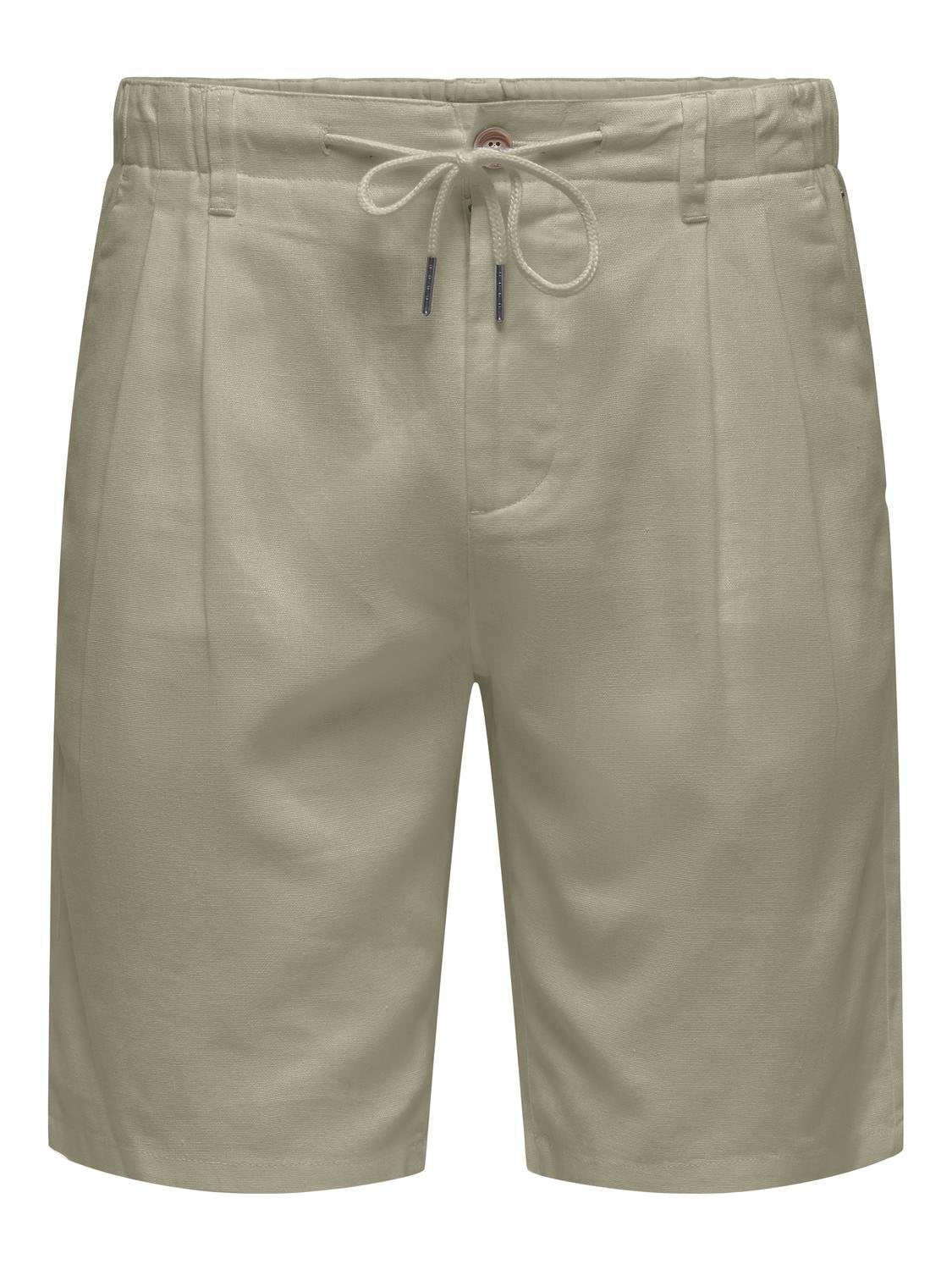 Only & Sons Shorts oliv