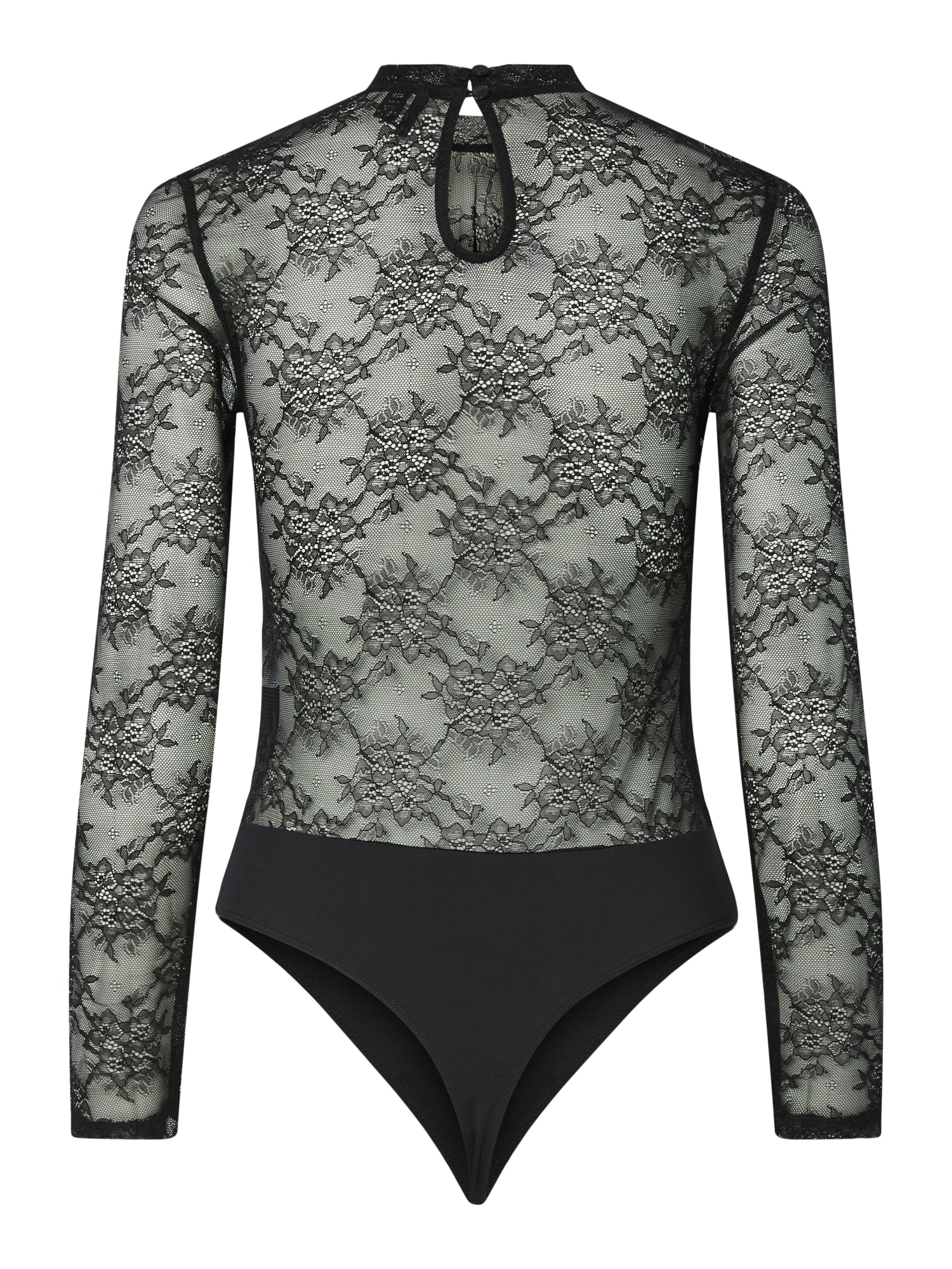 Pieces Langarmshirts  schwarz