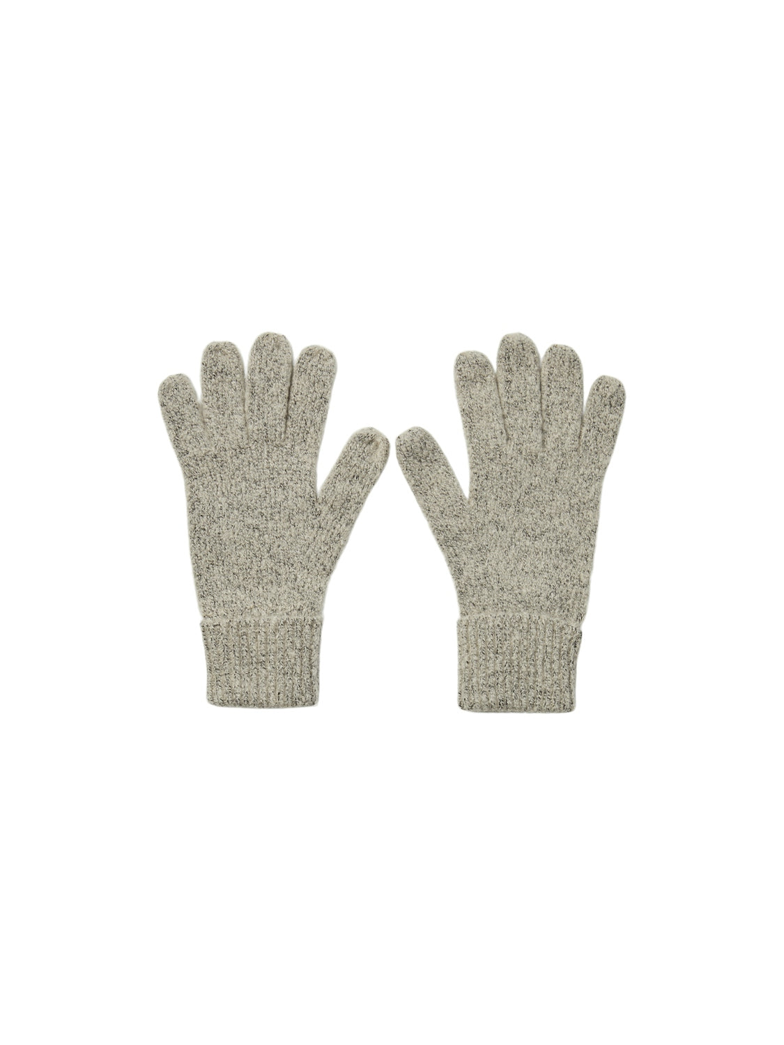 Pieces Handschuhe beige