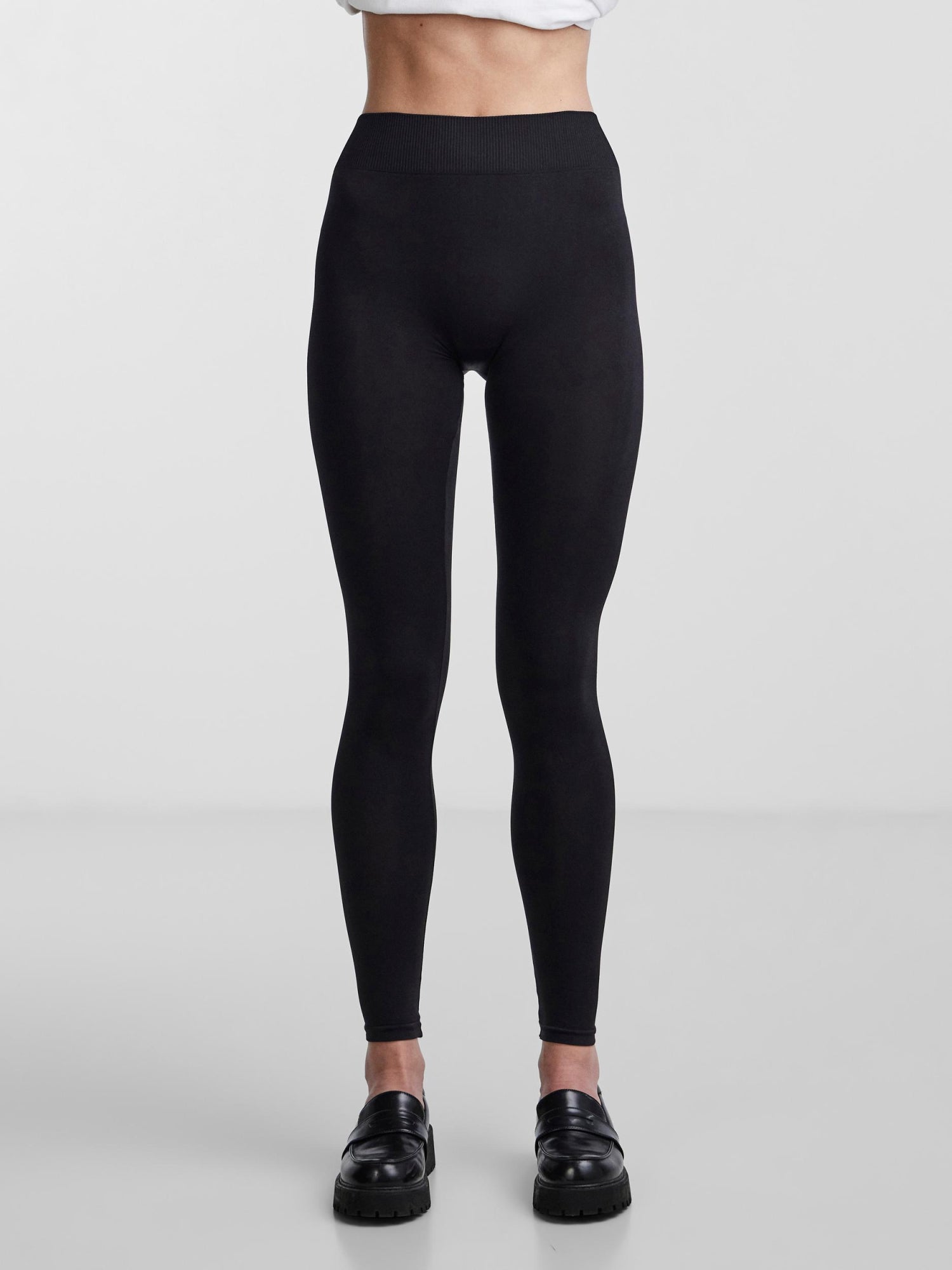 Pieces Leggings schwarz