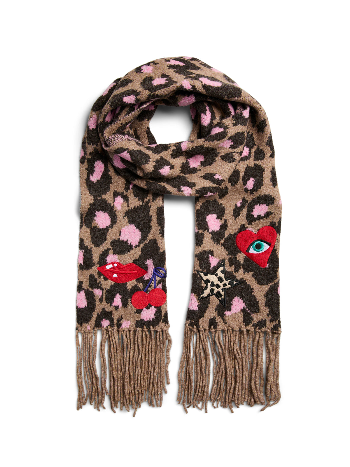 Pieces Schals beige