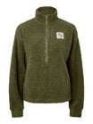 Pieces Sweatshirts dunkelgrün