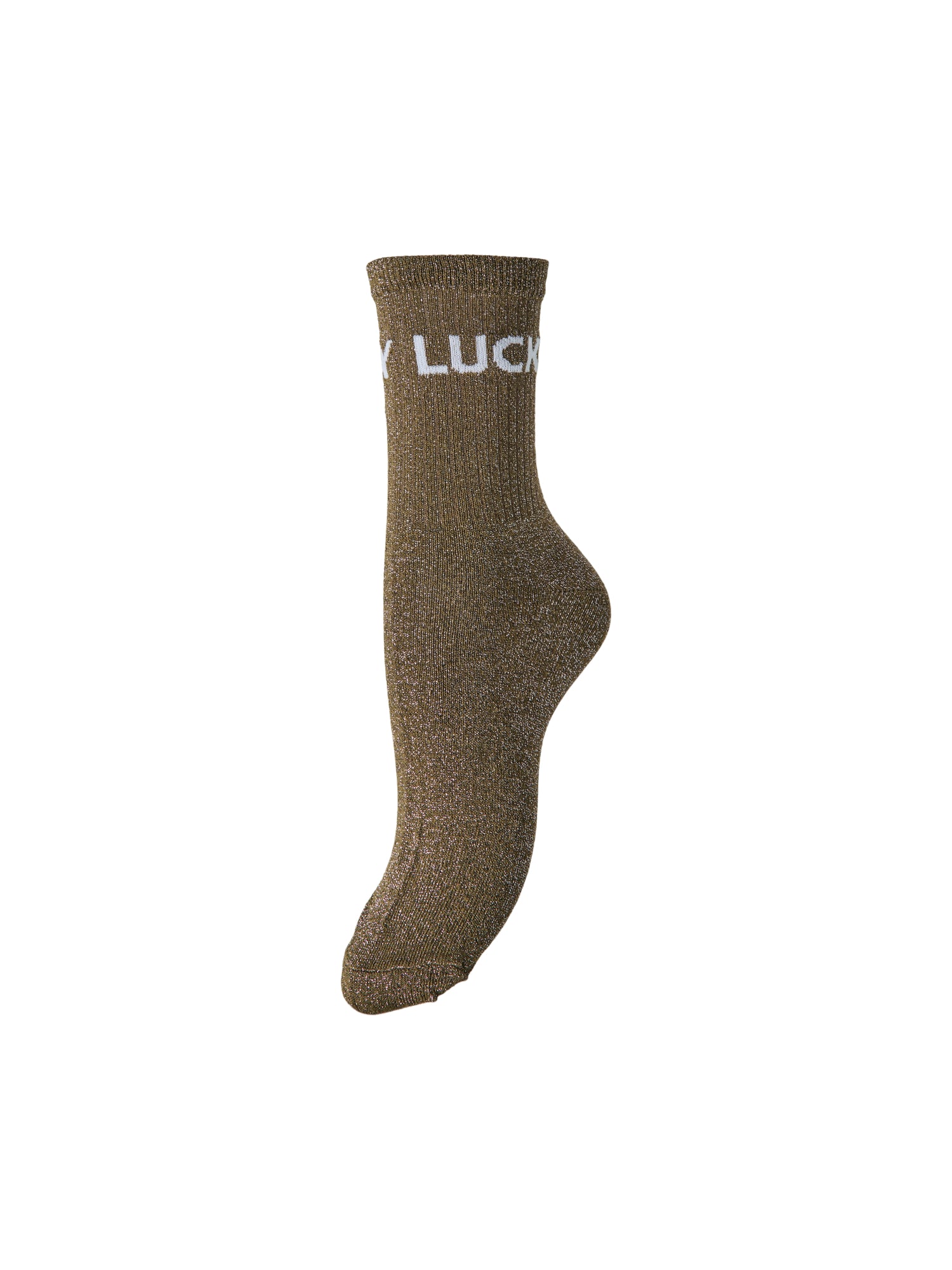 Pieces Socken oliv