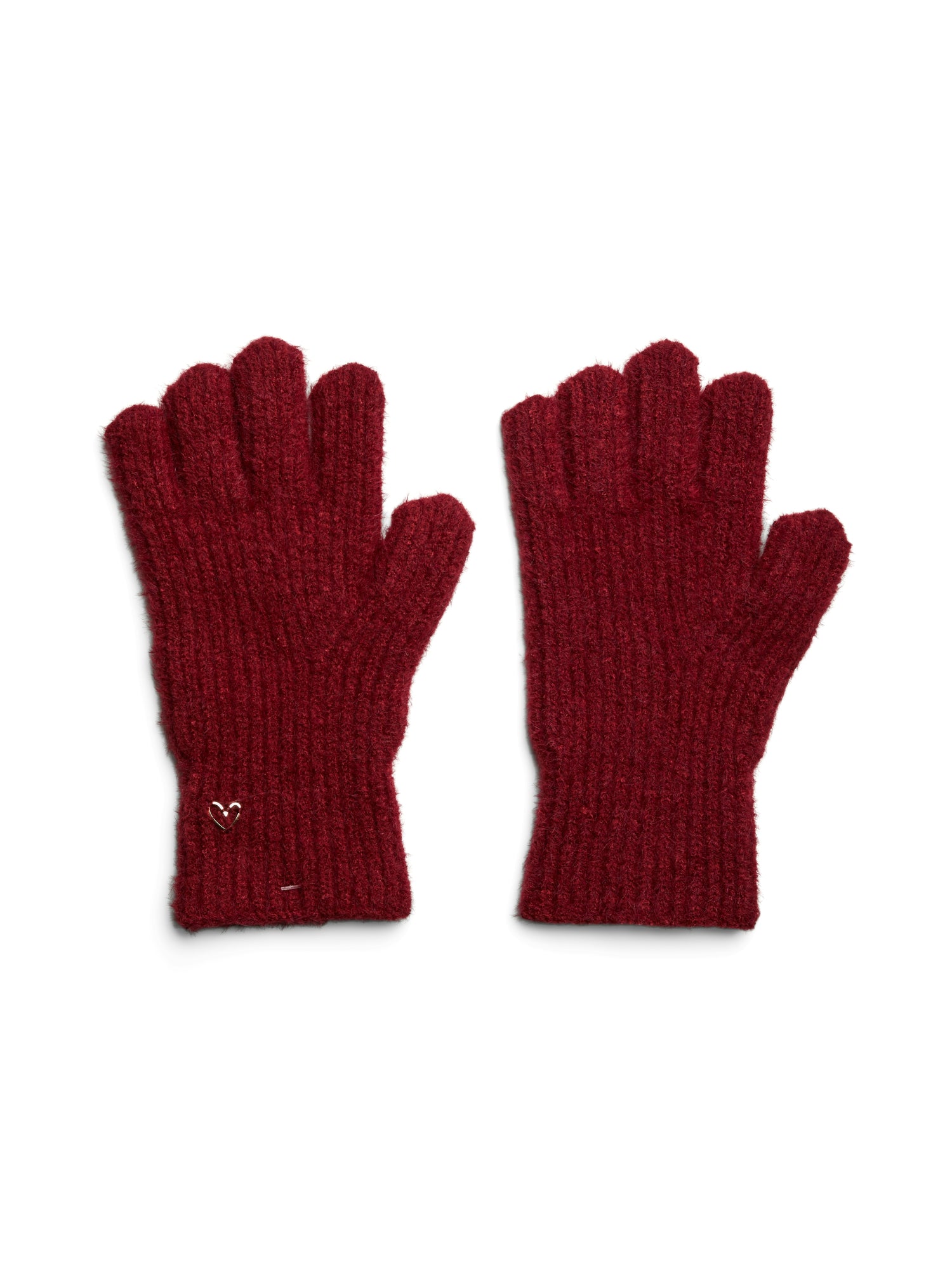 Pieces Handschuhe rot