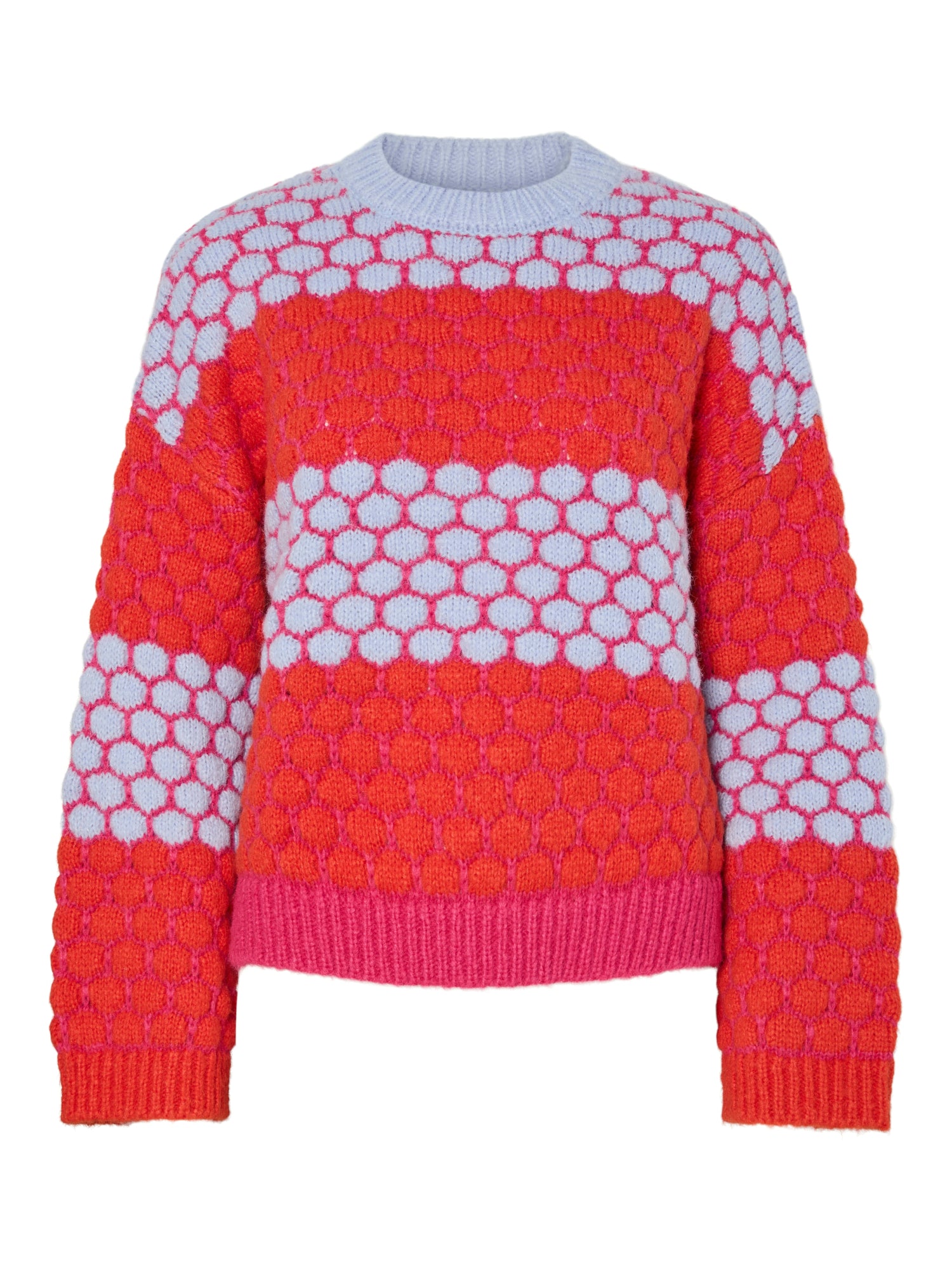 Pieces Pullover  rot
