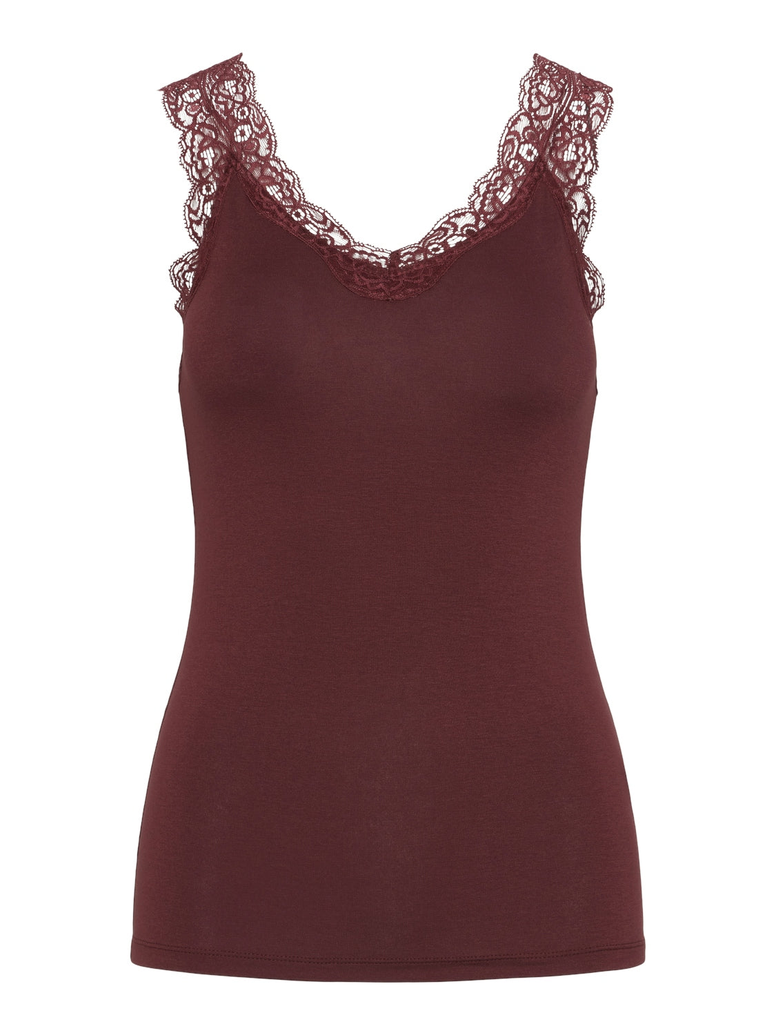 Pieces Tops bordeaux