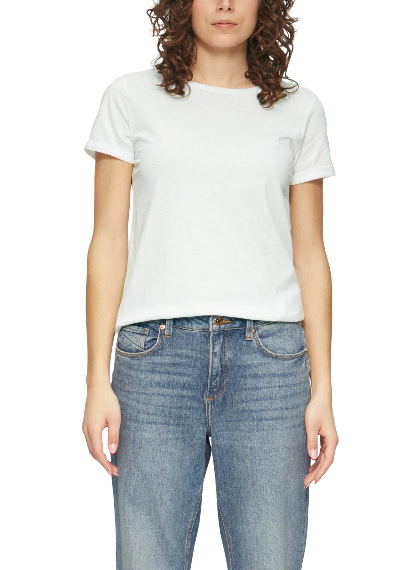 Q/S by s.Oliver T-Shirts weiß