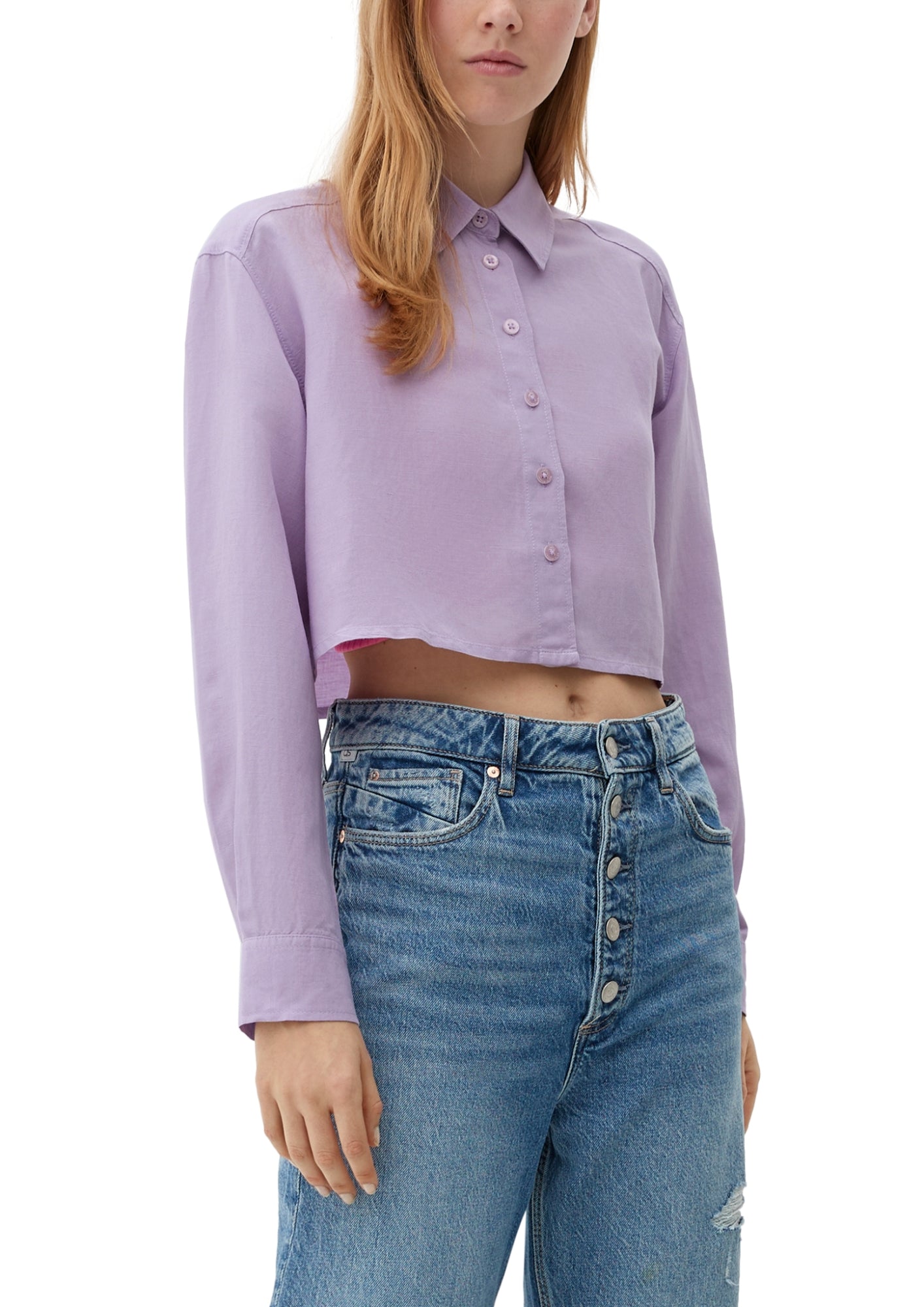 Q/S by s.Oliver Hemdblusen  lila