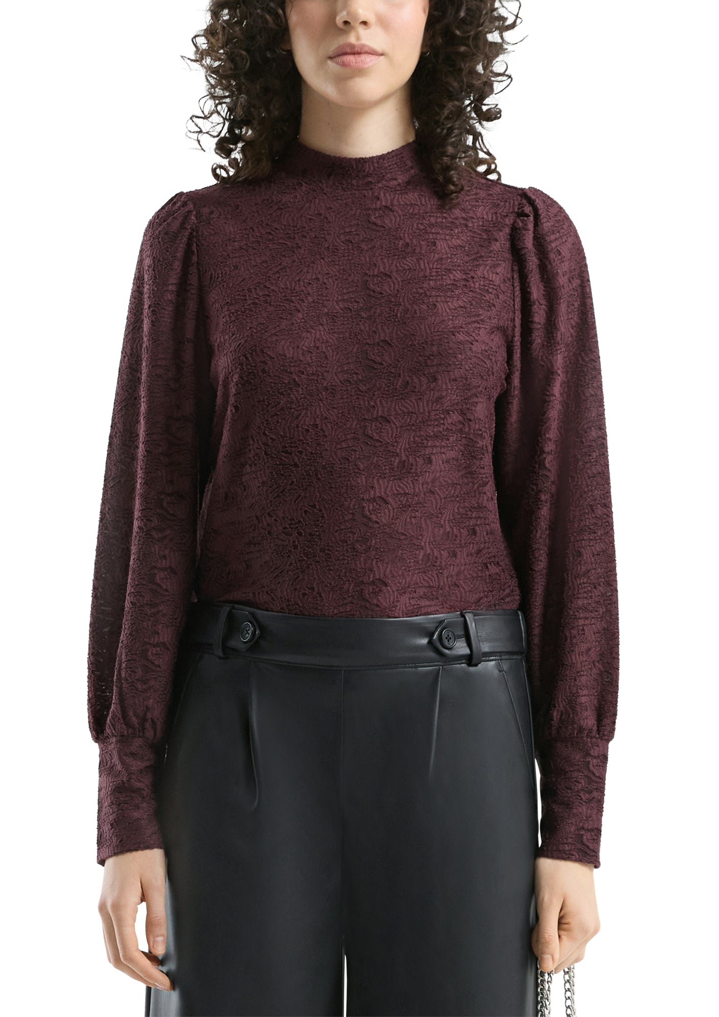 Q/S by s.Oliver Langarmshirts lila