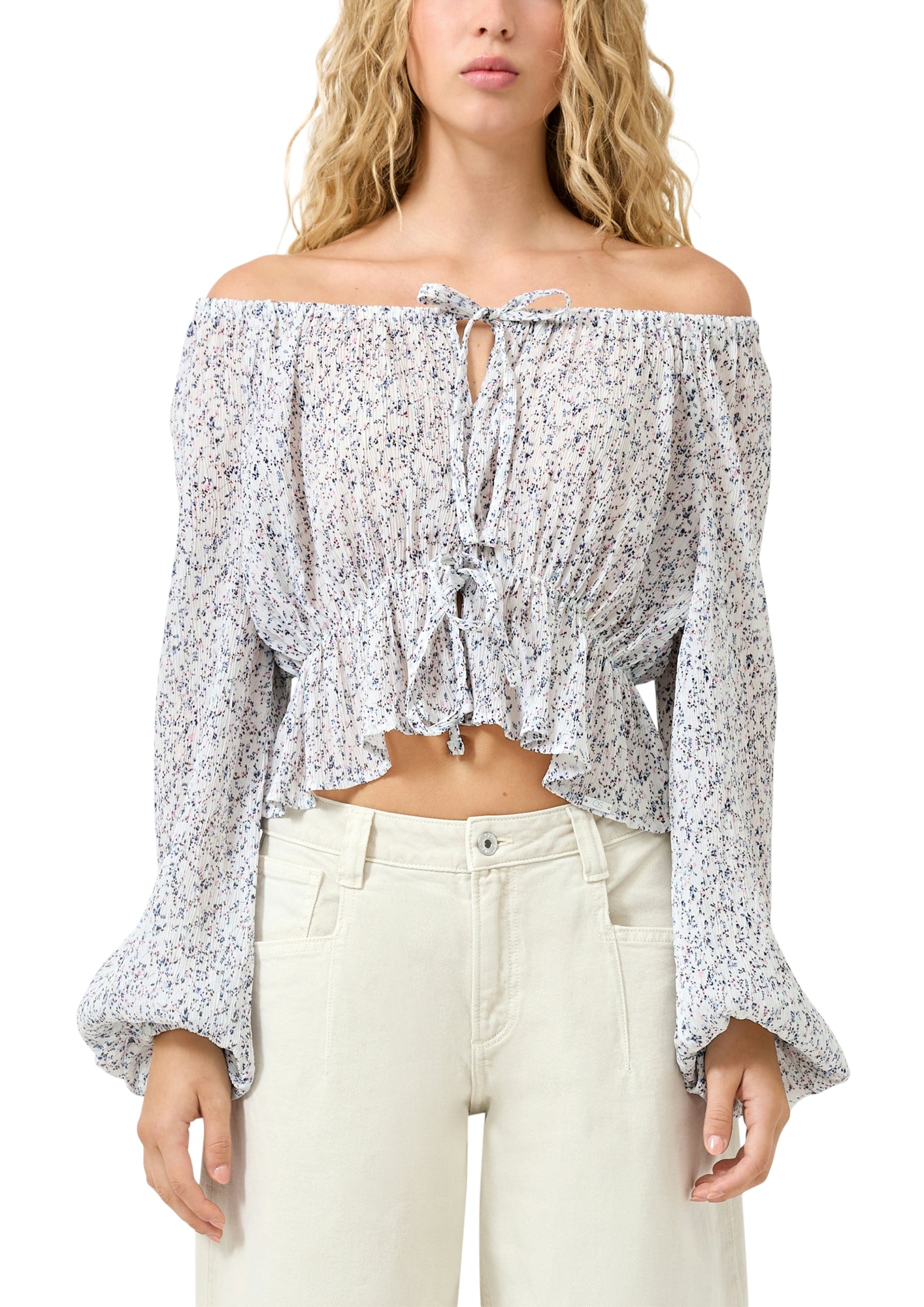 Q/S by s.Oliver Blusen creme