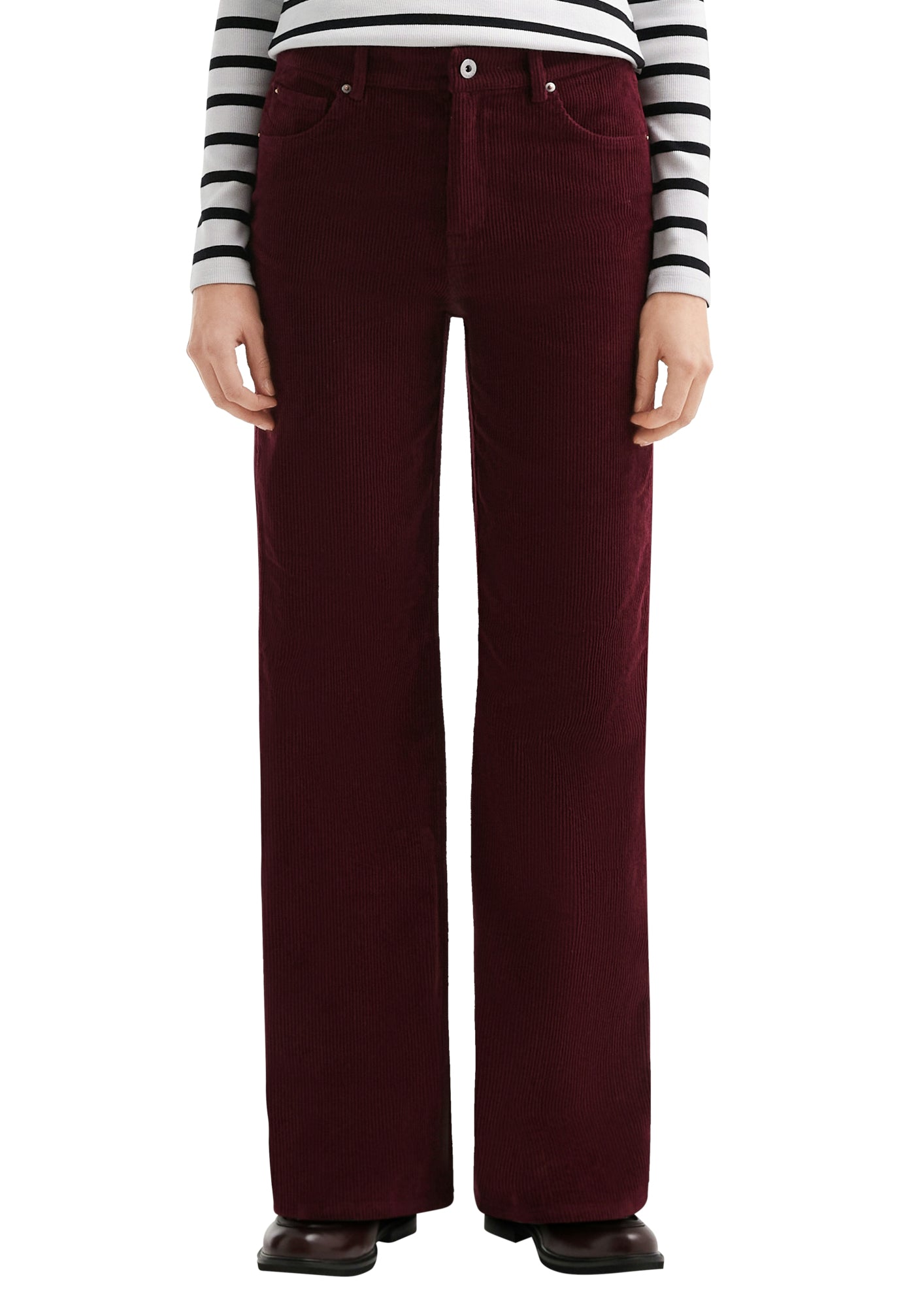 Q/S by s.Oliver Straight dunkelrot