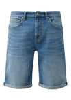 Q/S by s.Oliver Jeansshorts blau
